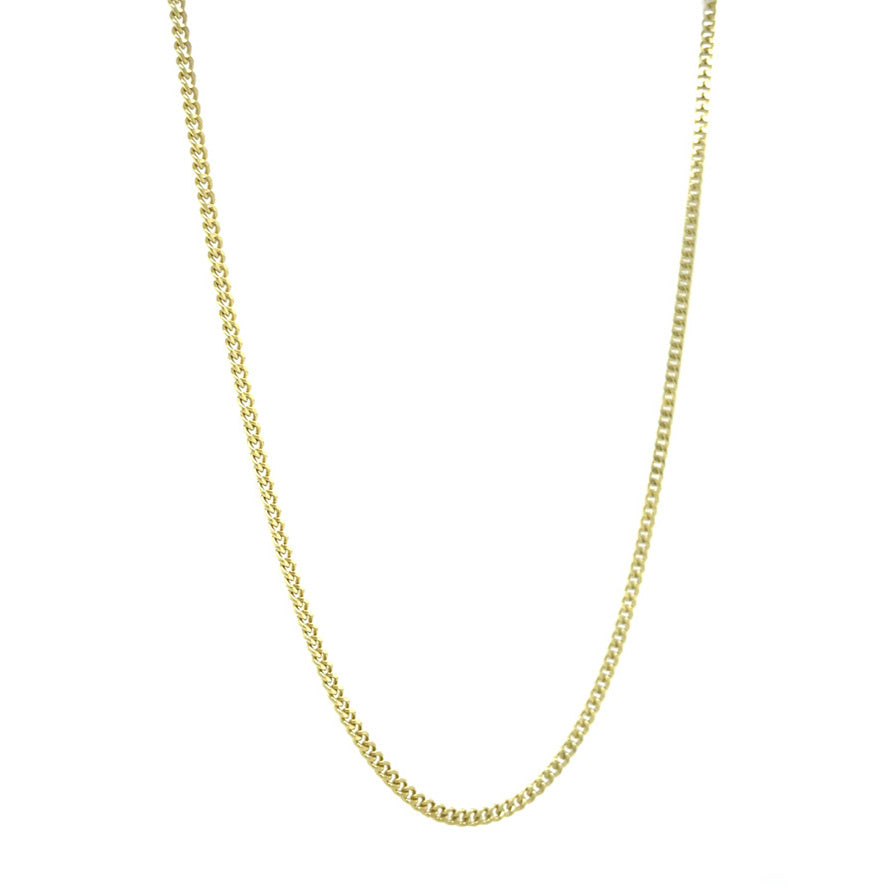 Gold gourmet necklace 71 cm 14 carat