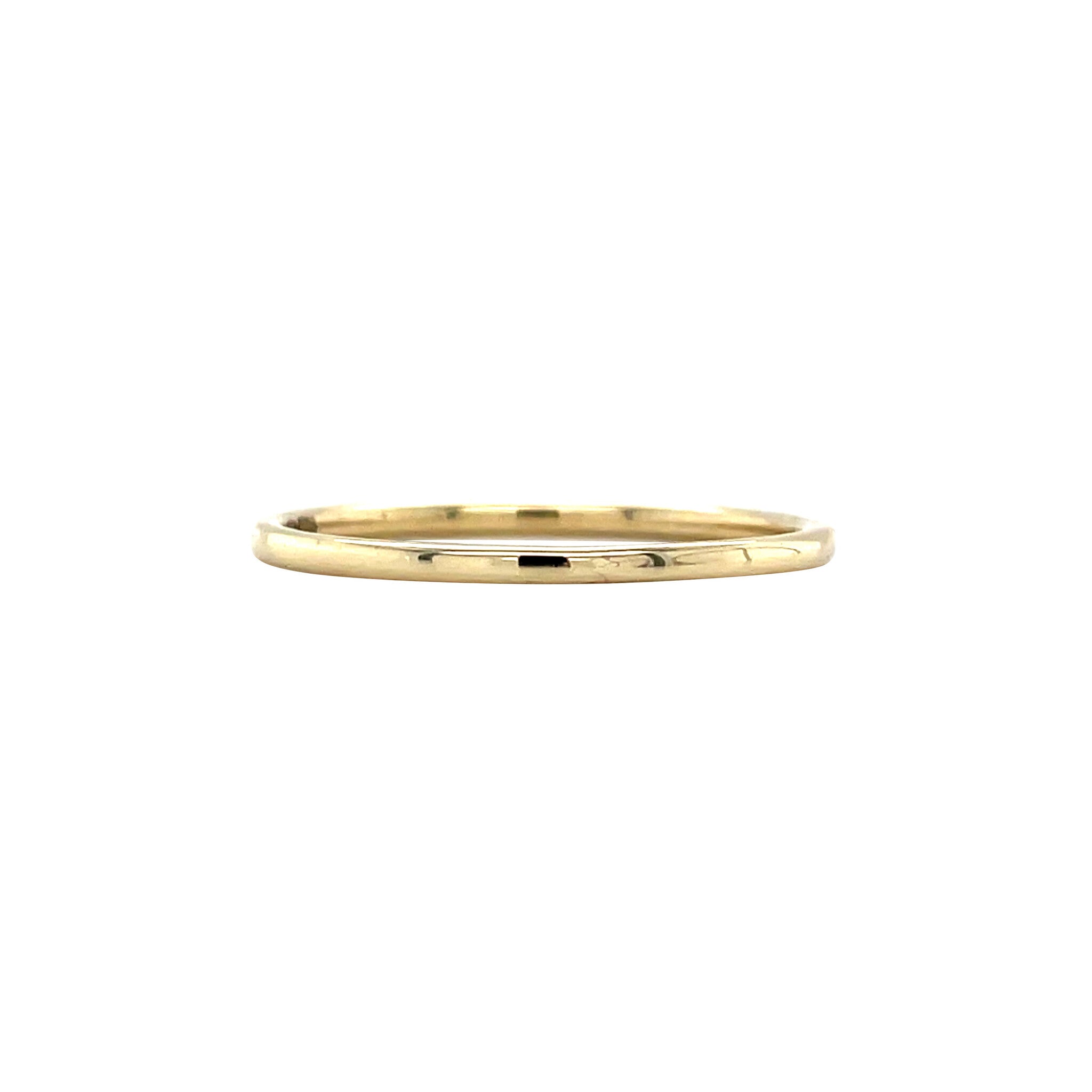 Gold row ring with diamond 14 kt