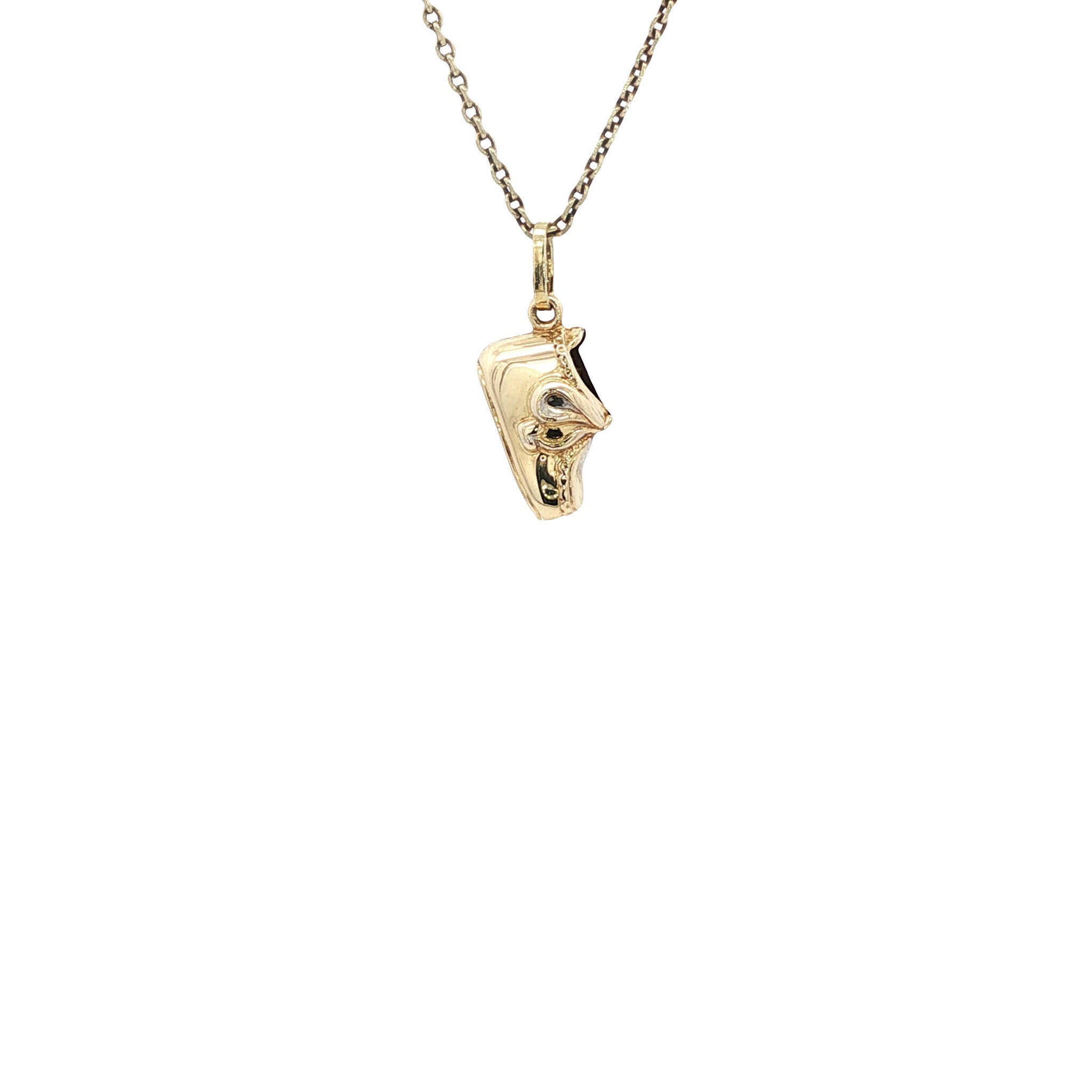 14 karat gold shoe charm