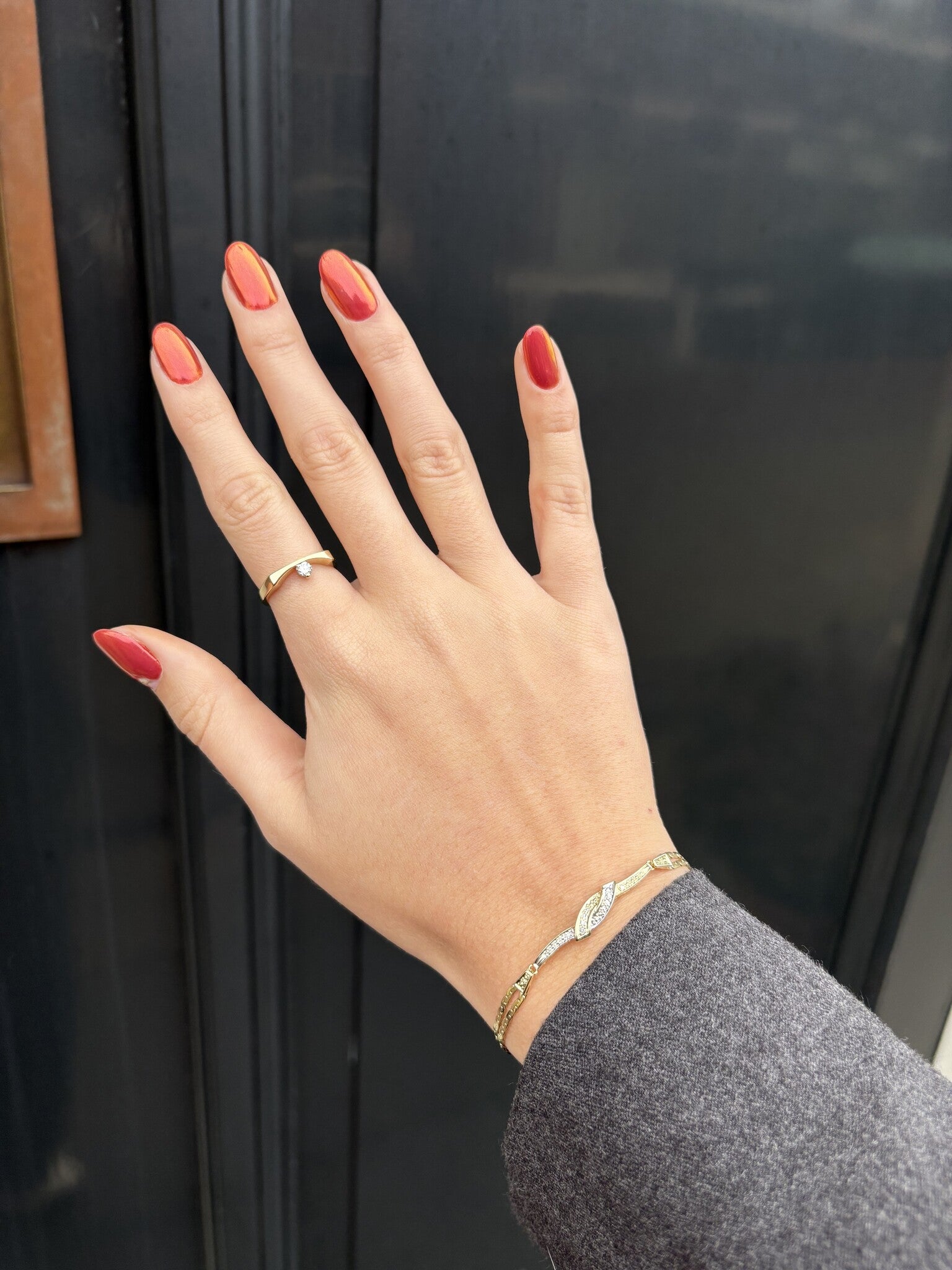 Gouden ring met diamant van Diamonde 14 karaat