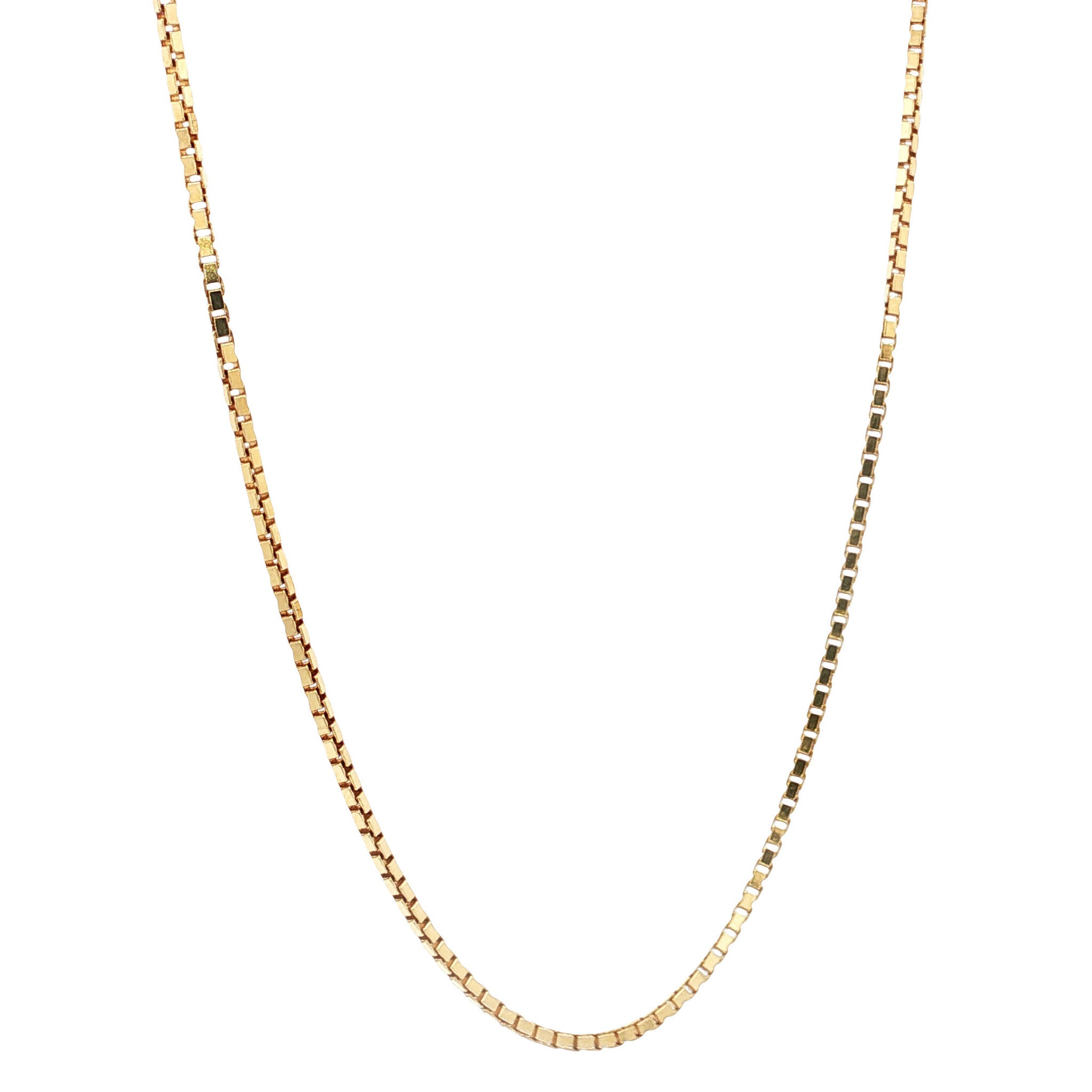 Golden length necklace venetian 60.5 cm 14 karat