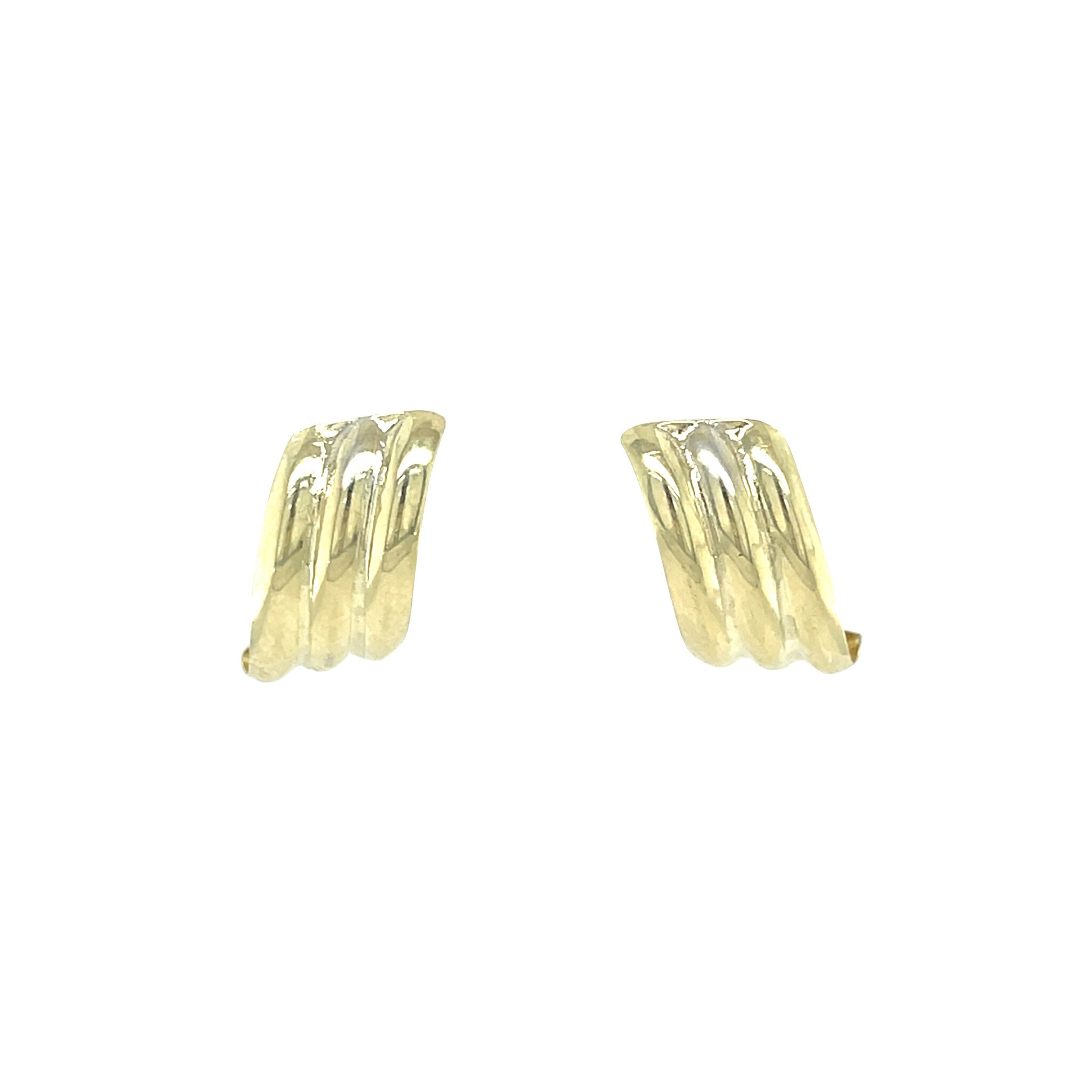 Gold ear studs 14 karat