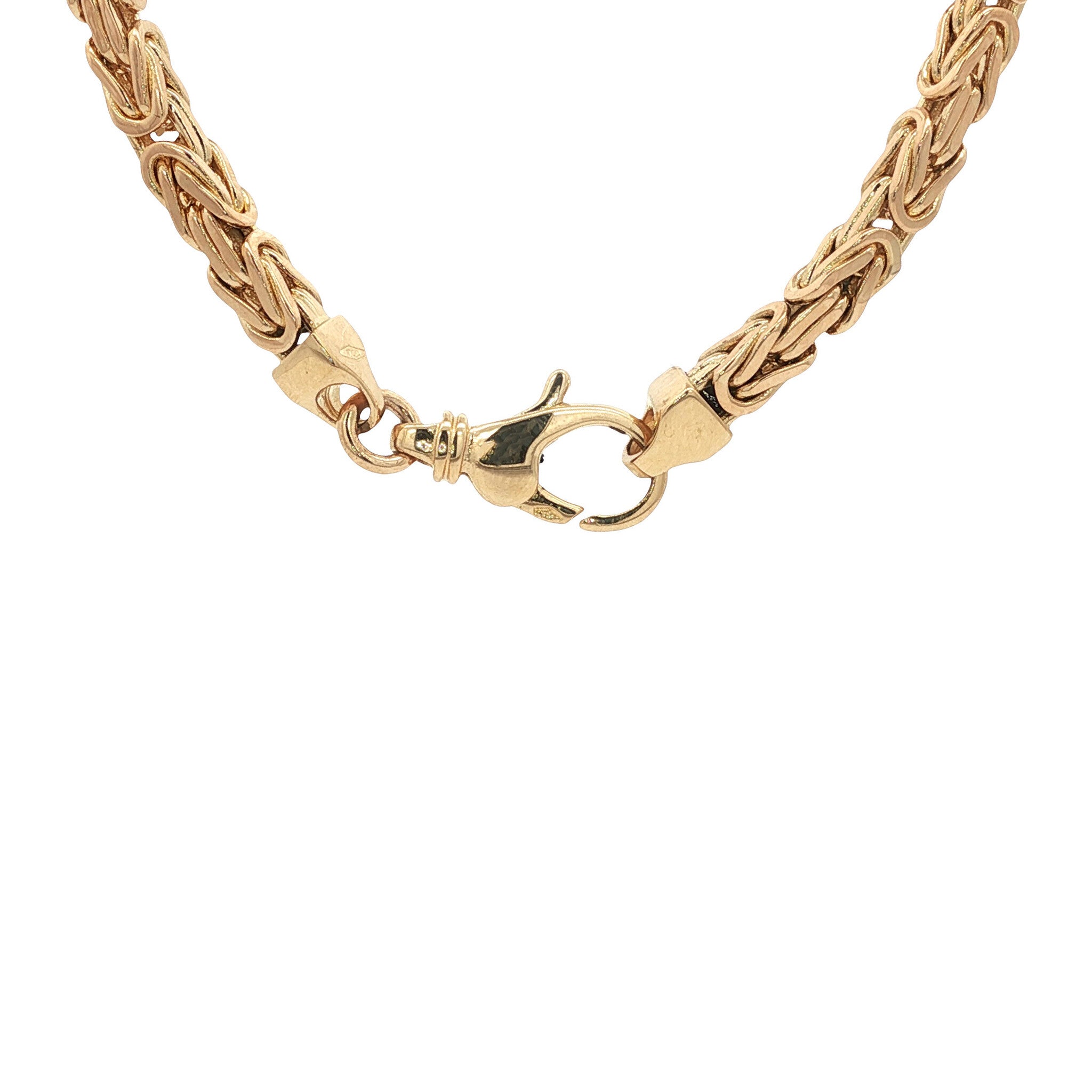 Golden king's necklace 70 cm 18 karat