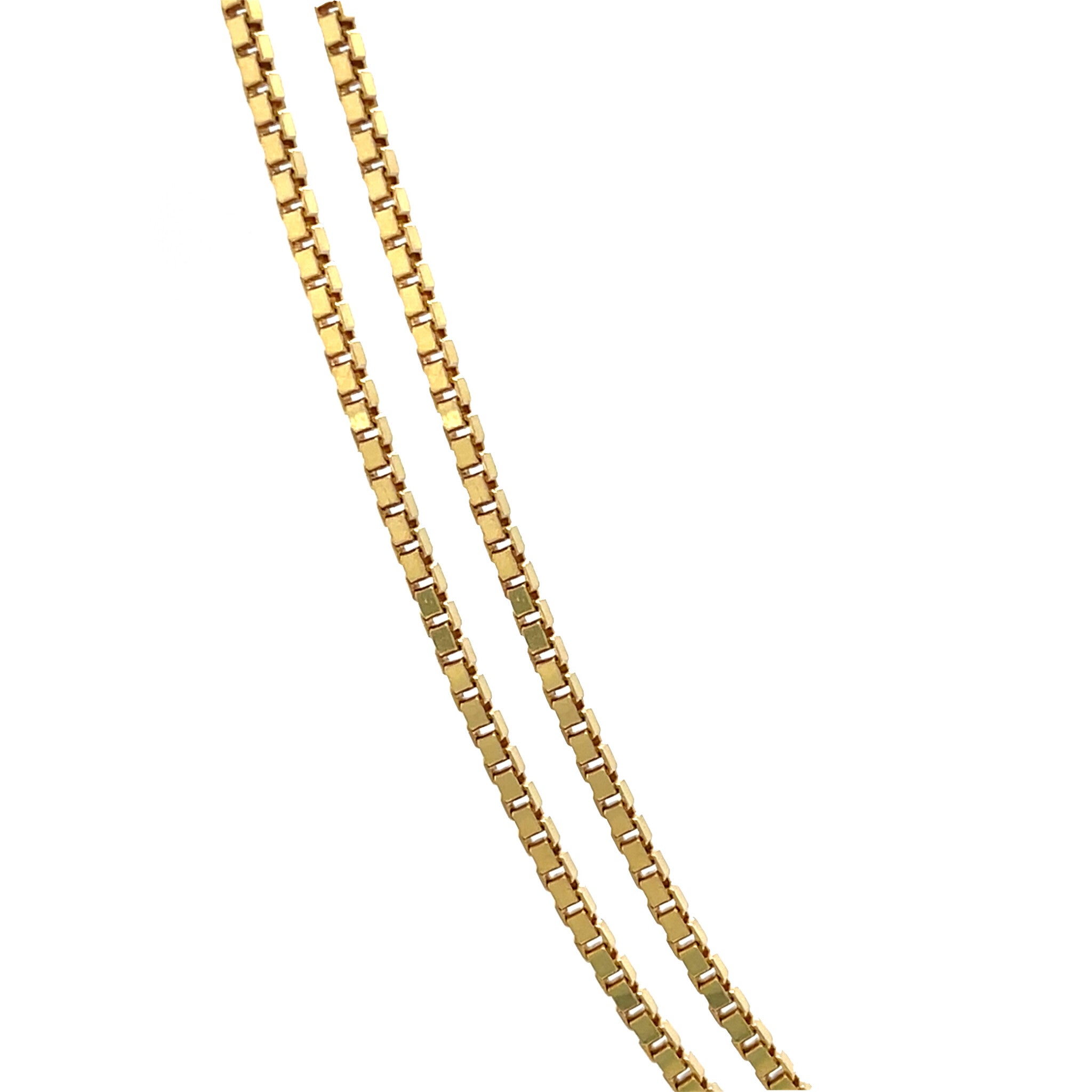 Gold length necklace venetian 61 cm 14 karat