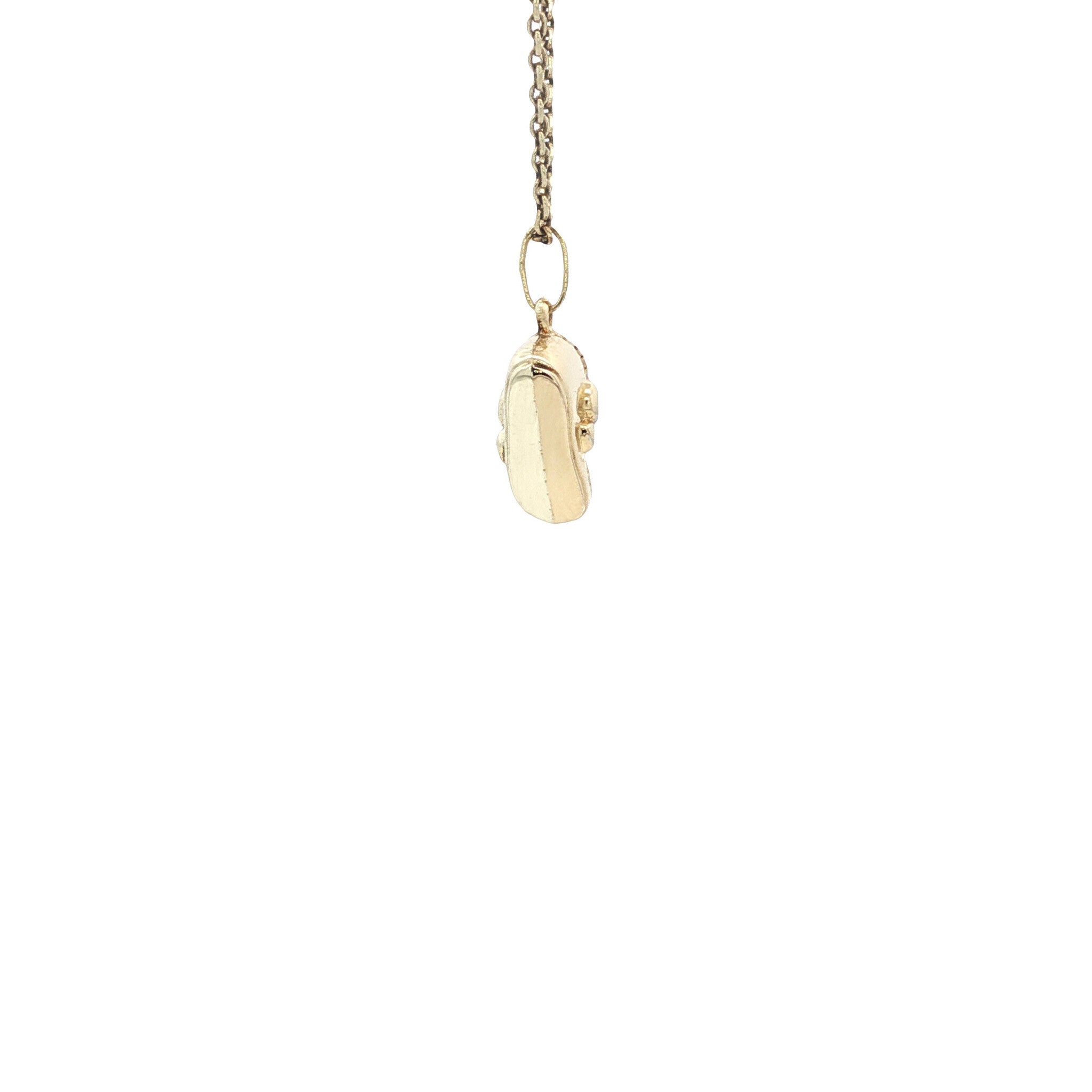 14 karat gold shoe charm