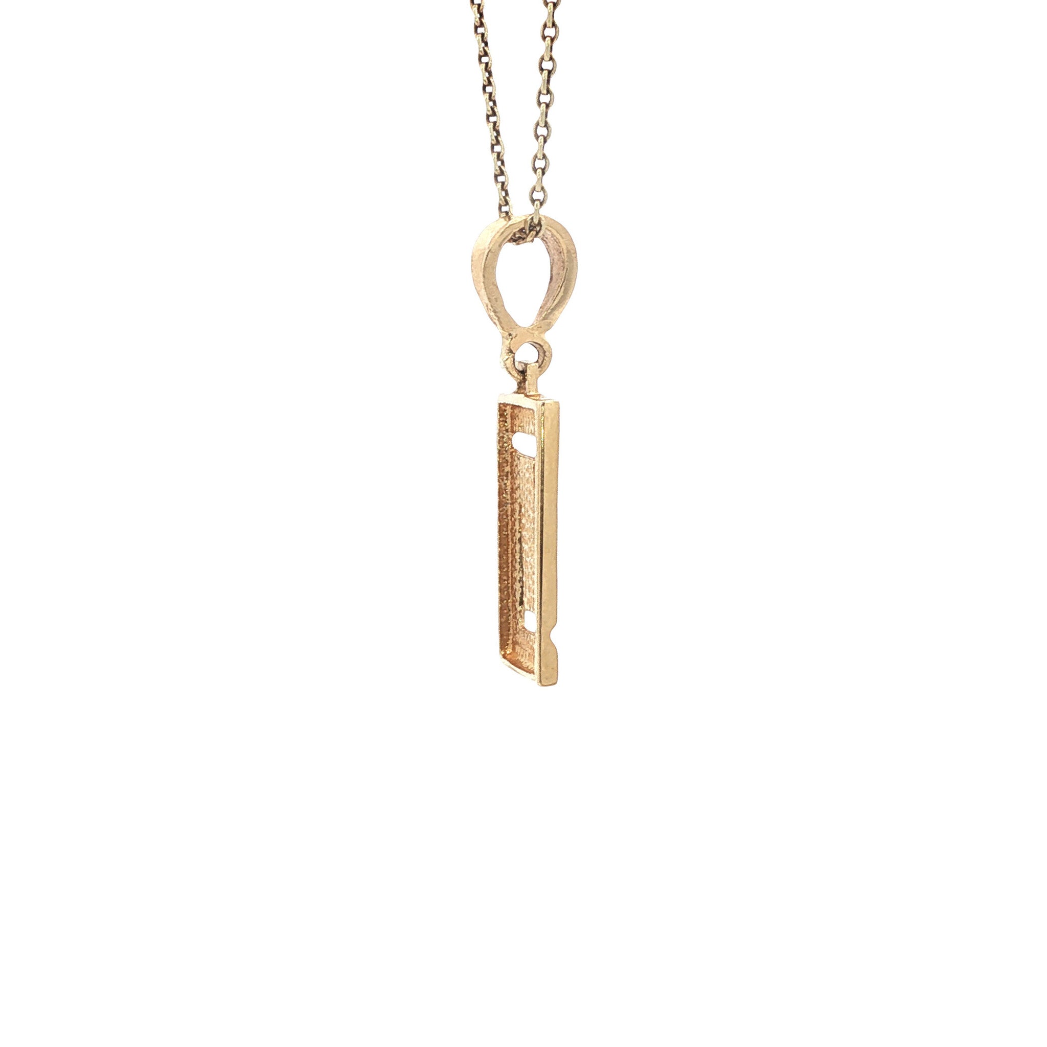 Gouden meander hanger 14 karaat
