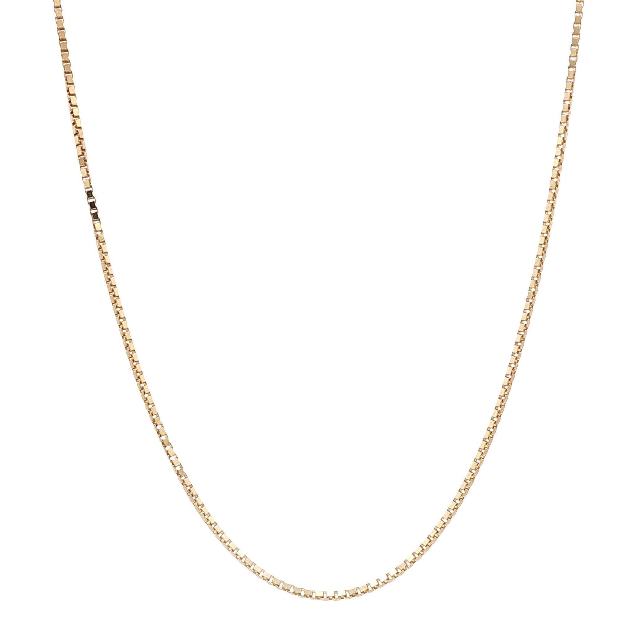 Gouden lengtecollier venetiaan 44.5 cm 14 karaat