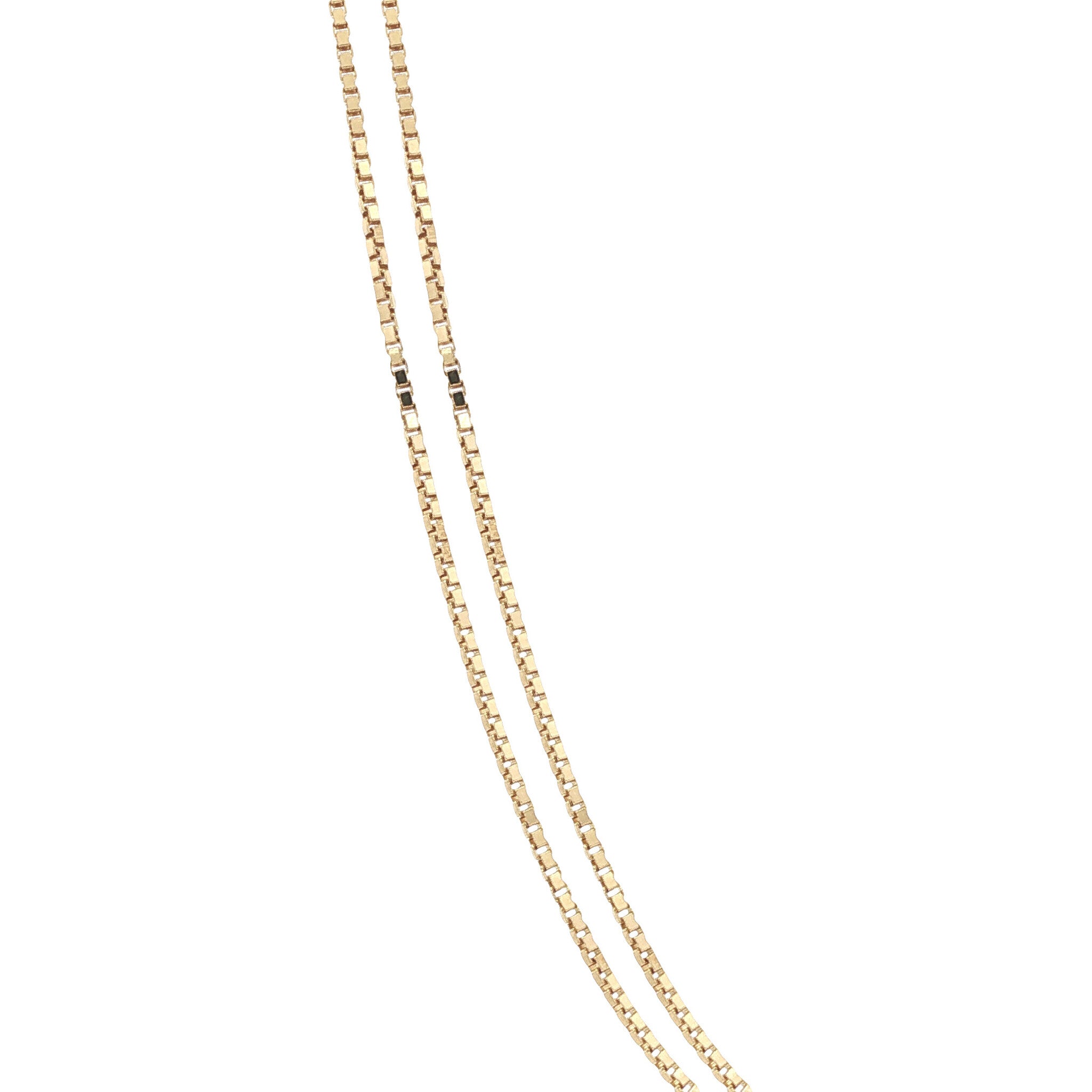Gouden lengtecollier venetiaan 44.5 cm 14 karaat
