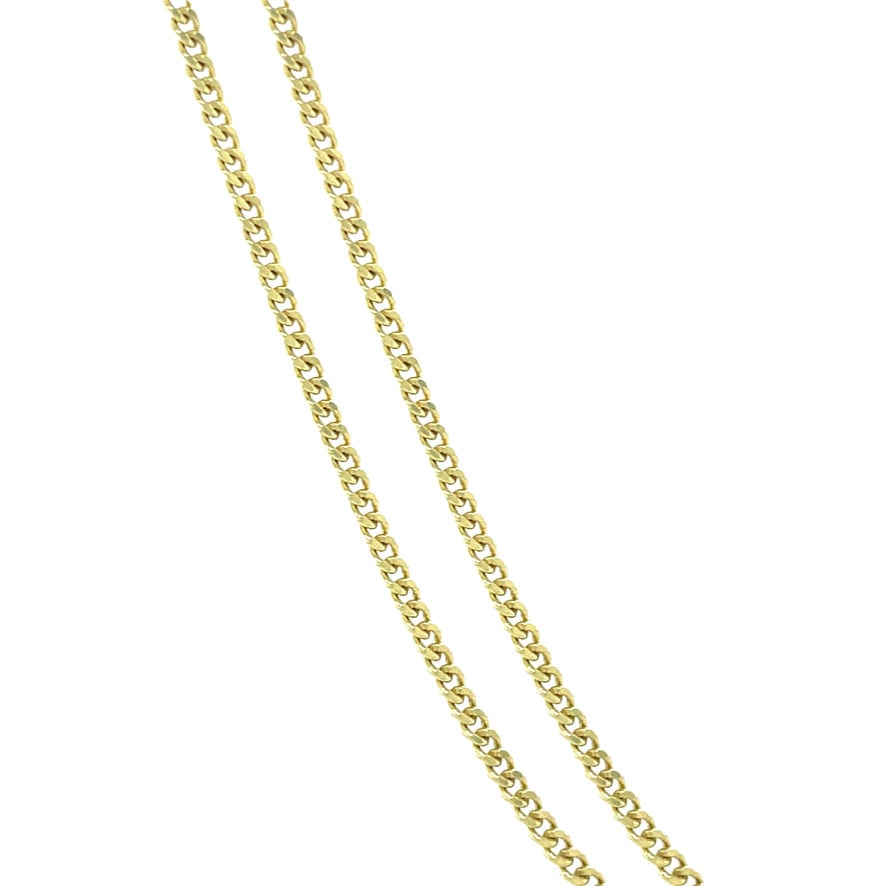 Gold gourmet necklace 71 cm 14 carat