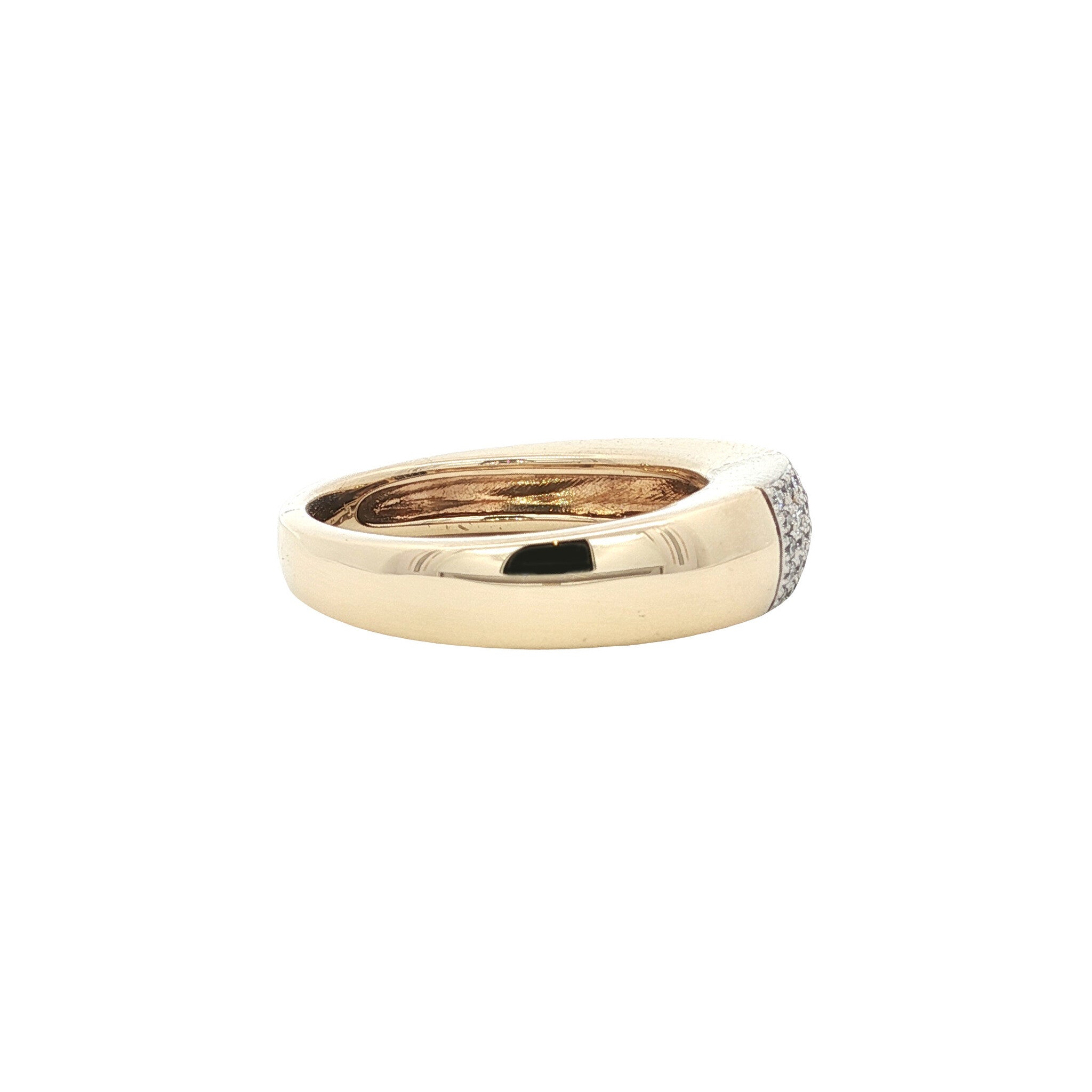 Gold ring with diamond 14 karat