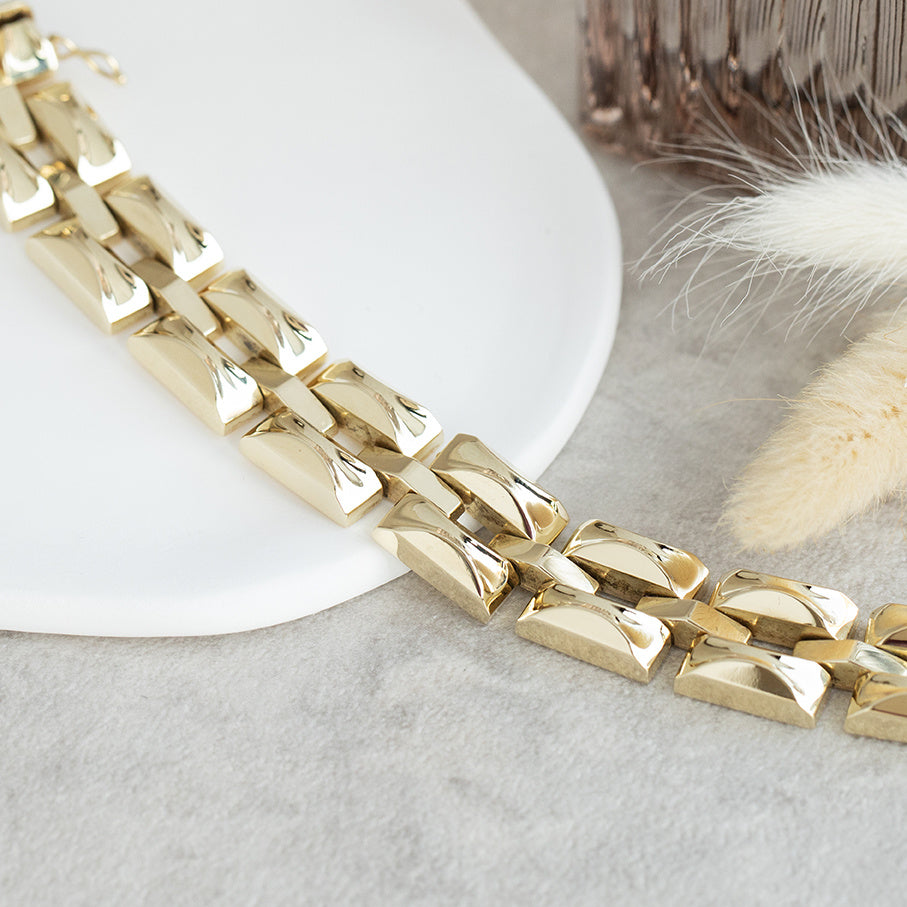 Gold bracelet 19 cm 14 karat