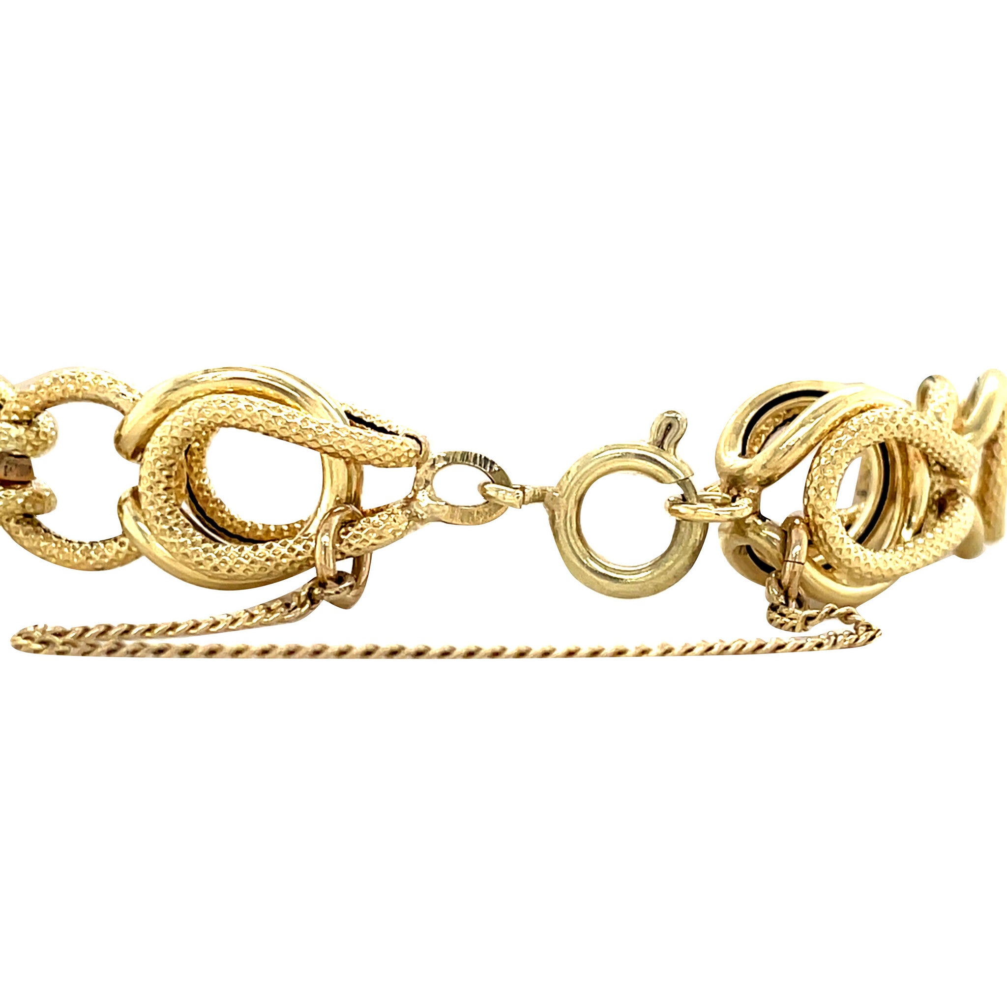 Golden bracelet 20.5 cm 14 karat