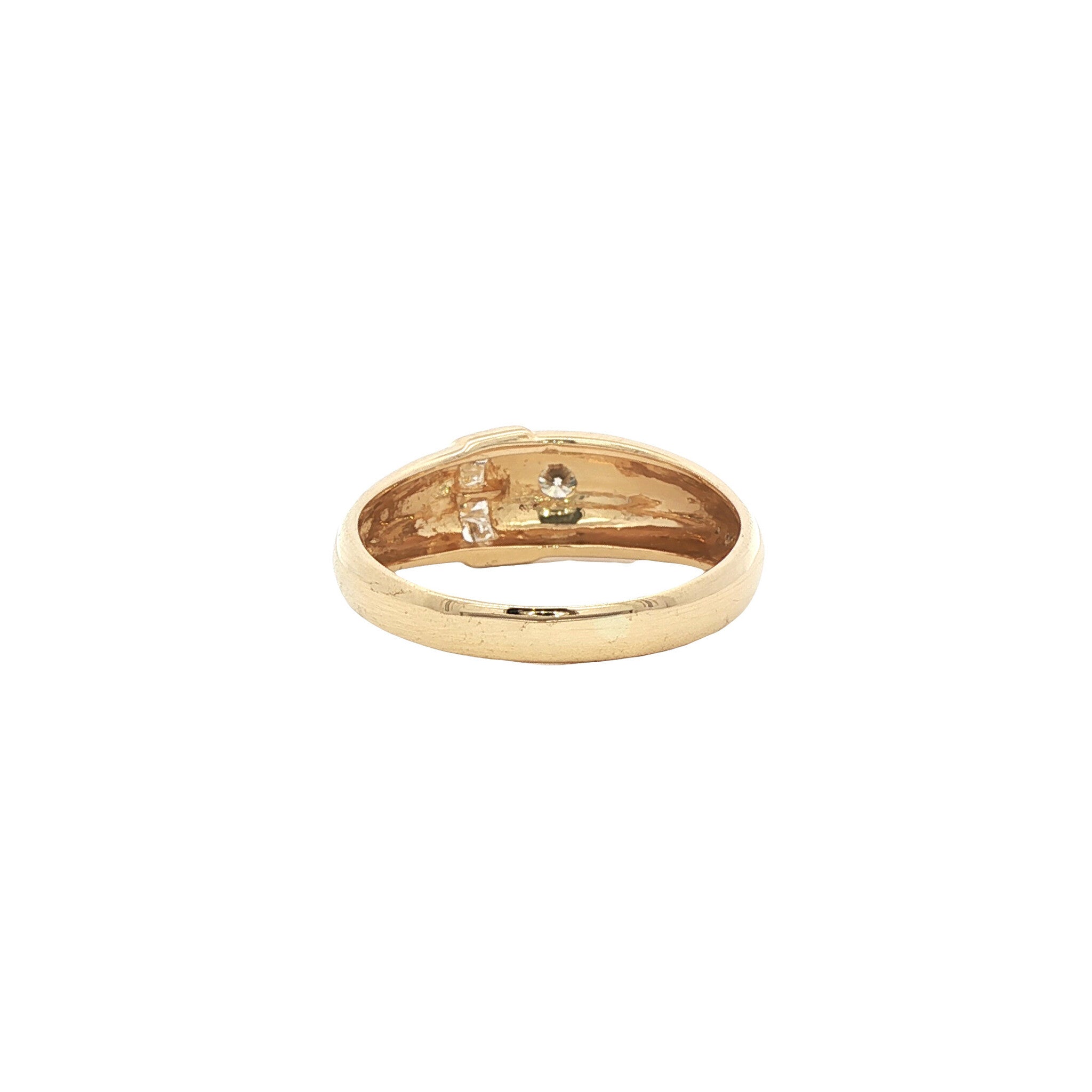 Gouden ring met diamant 18 karaat