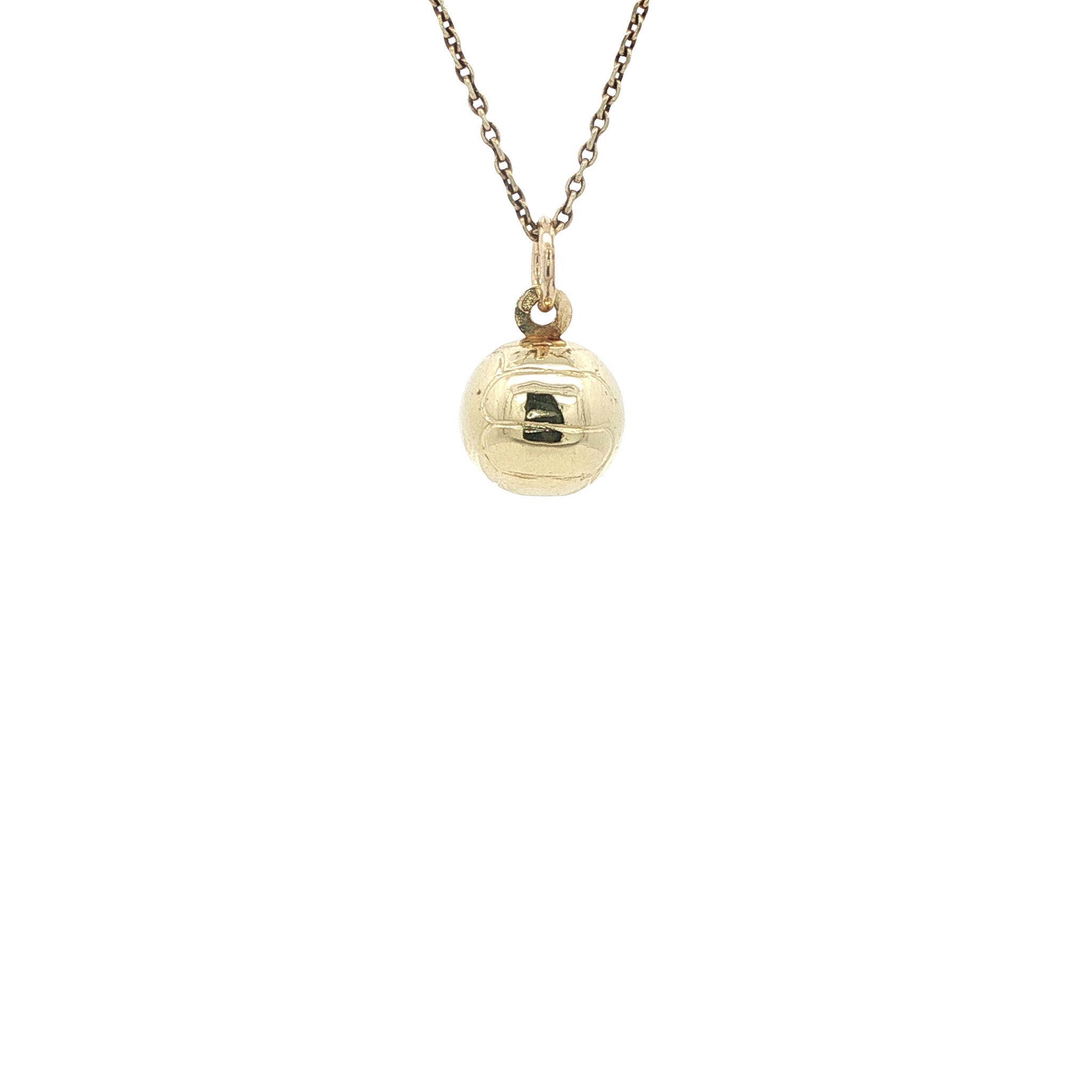 Gouden hanger bal 14 karaat