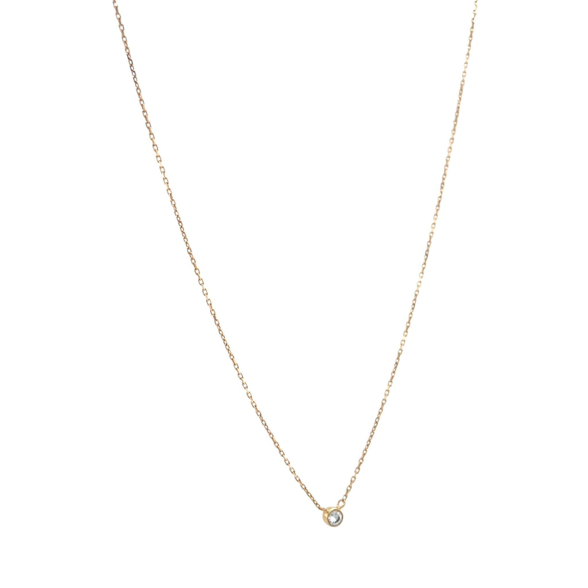 Rose-gold necklace Van Rycke Paris 43 cm 18 karat