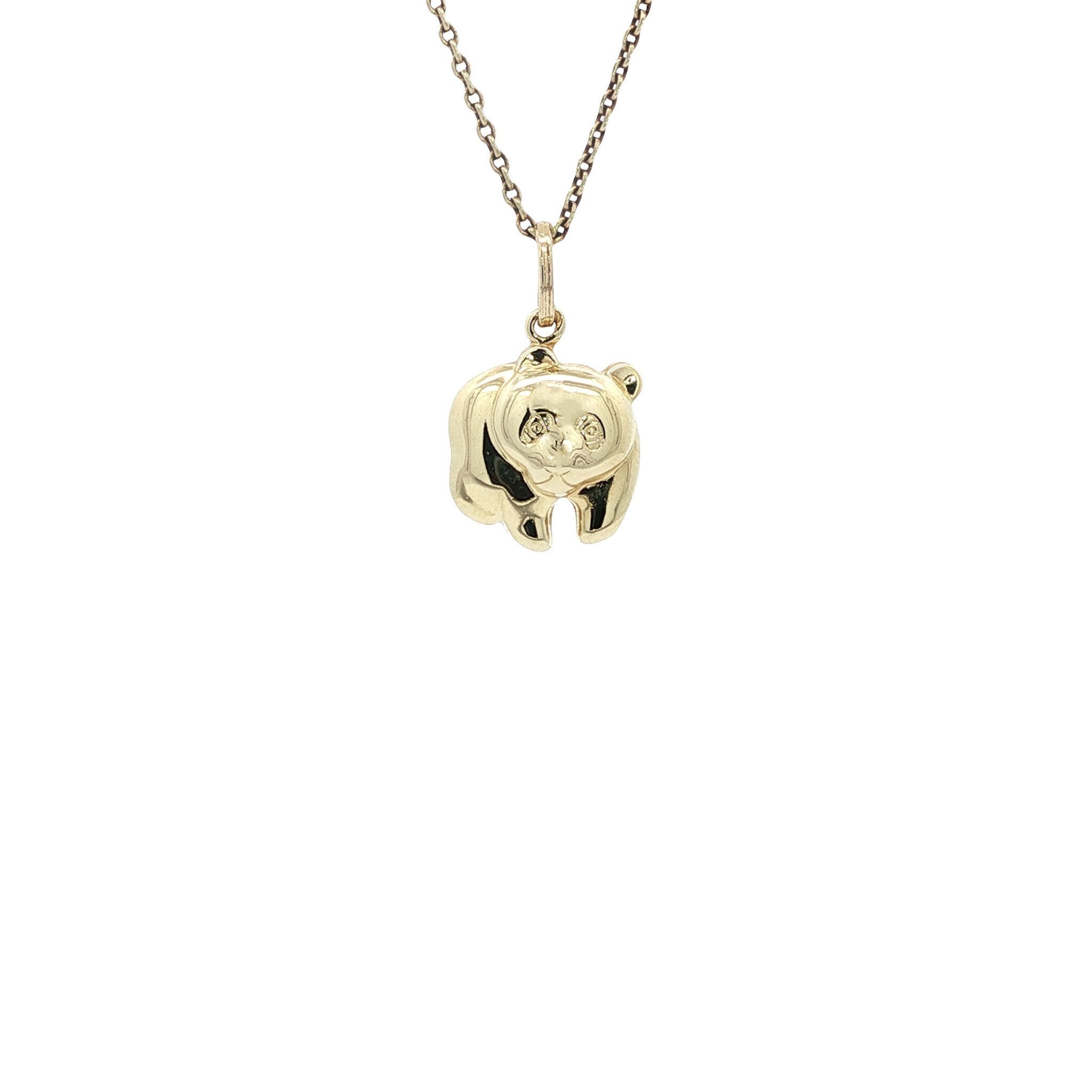 Gold pendant panda 14 karat