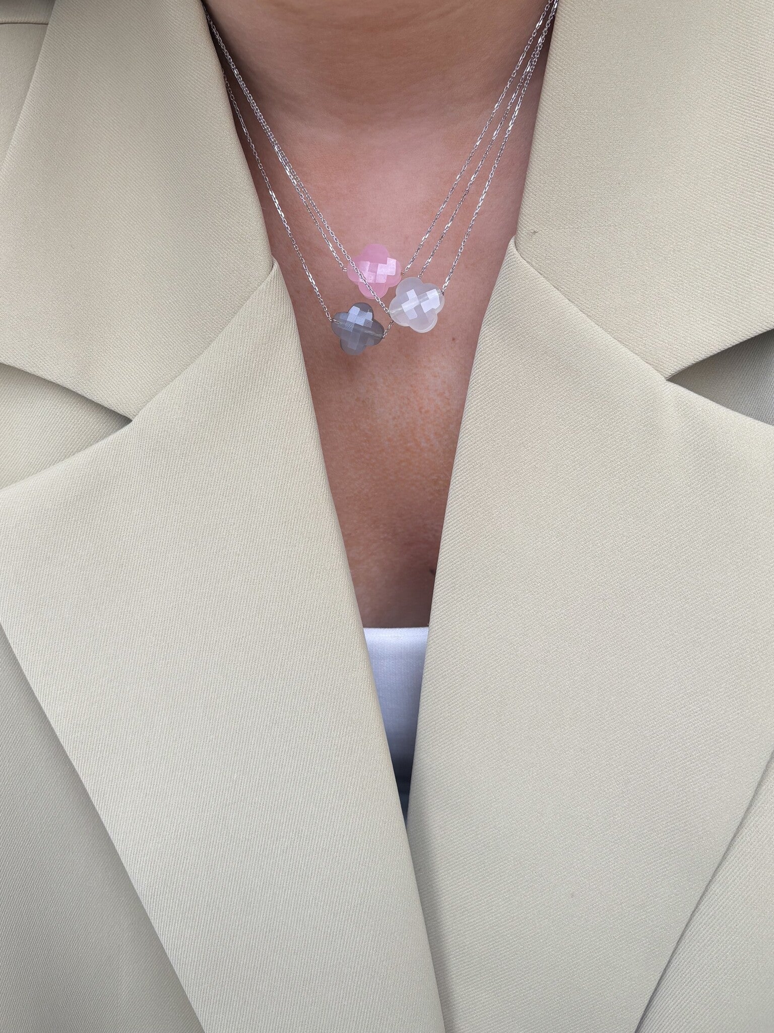 White gold necklace from Morganne Bello 42 cm 18 karat