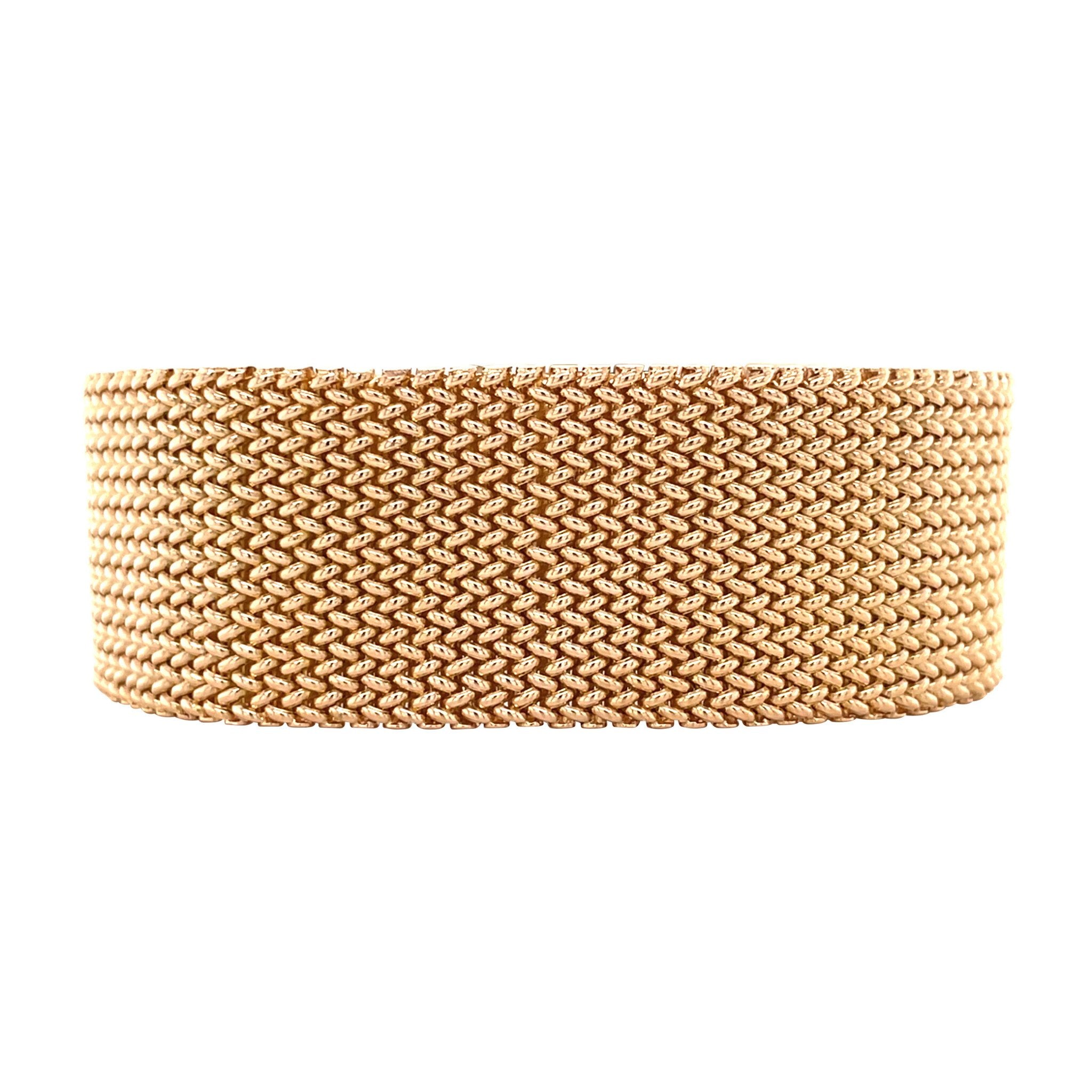 Gouden armband 17 cm 14 karaat