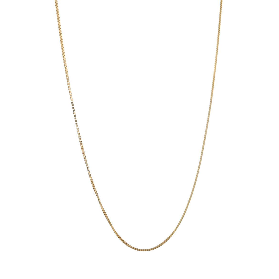 Gouden lengtecollier venetiaan 40 cm 18 karaat