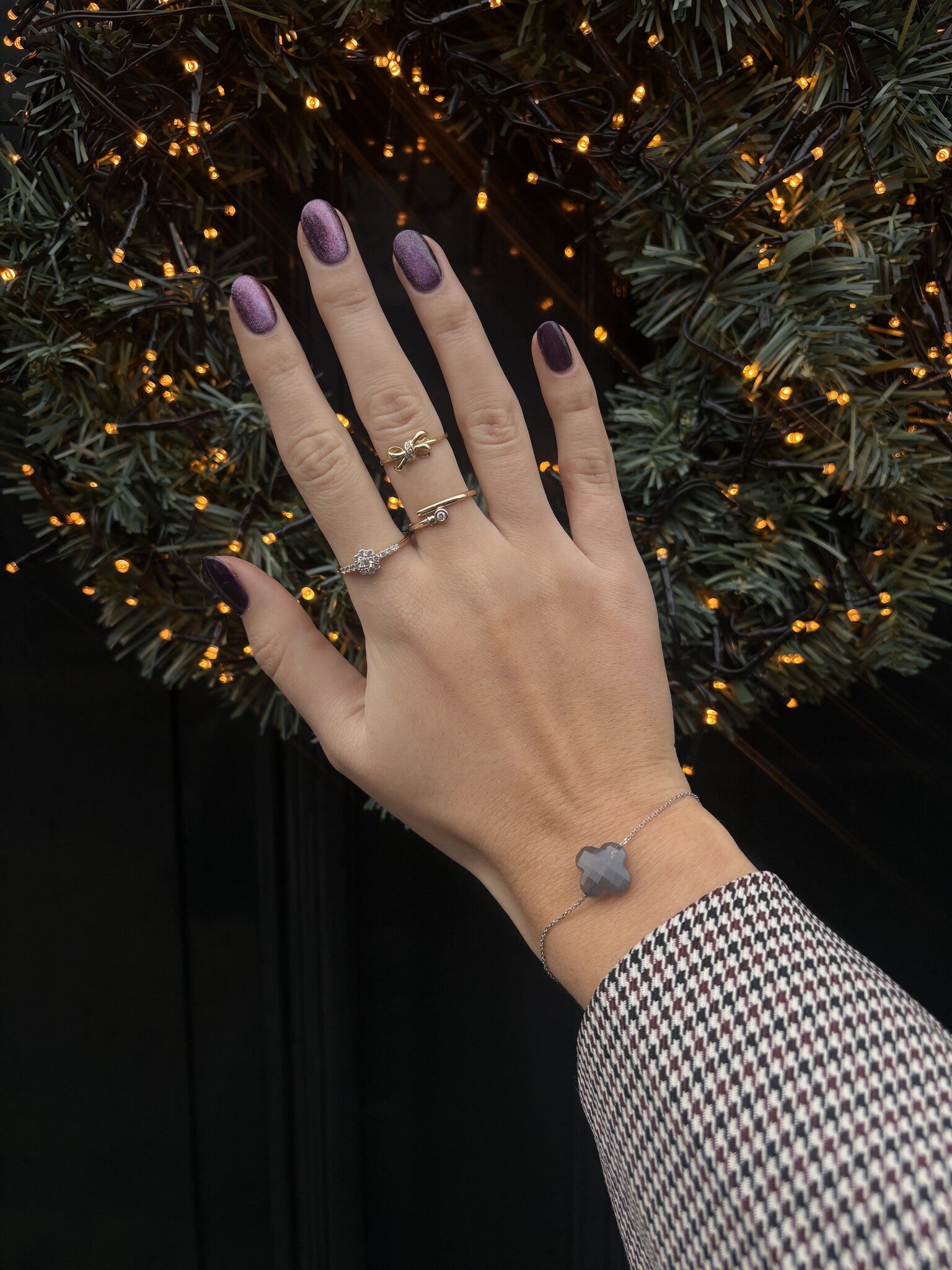 Gold ring with diamond 14 karat