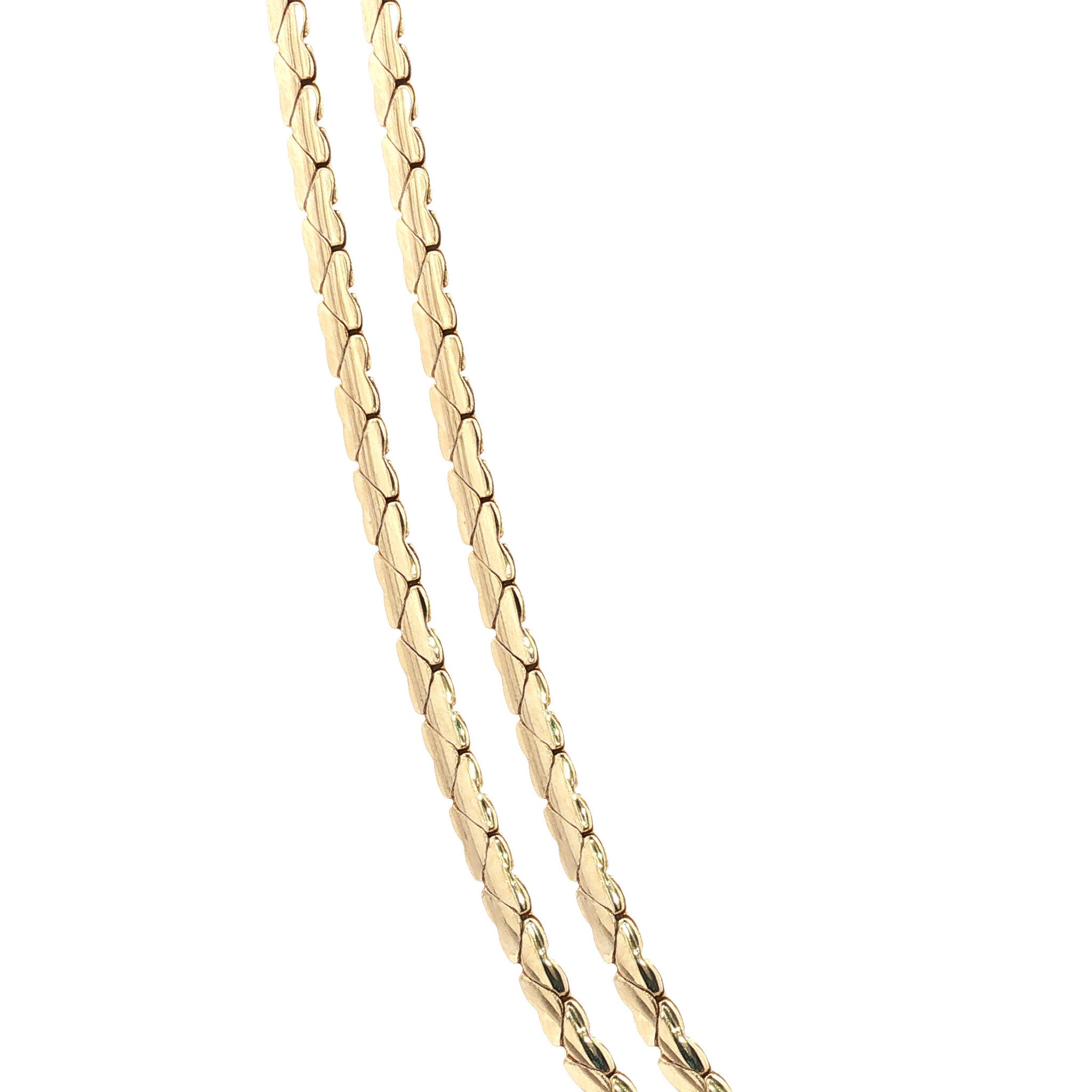 Gold choker heart 14 karat