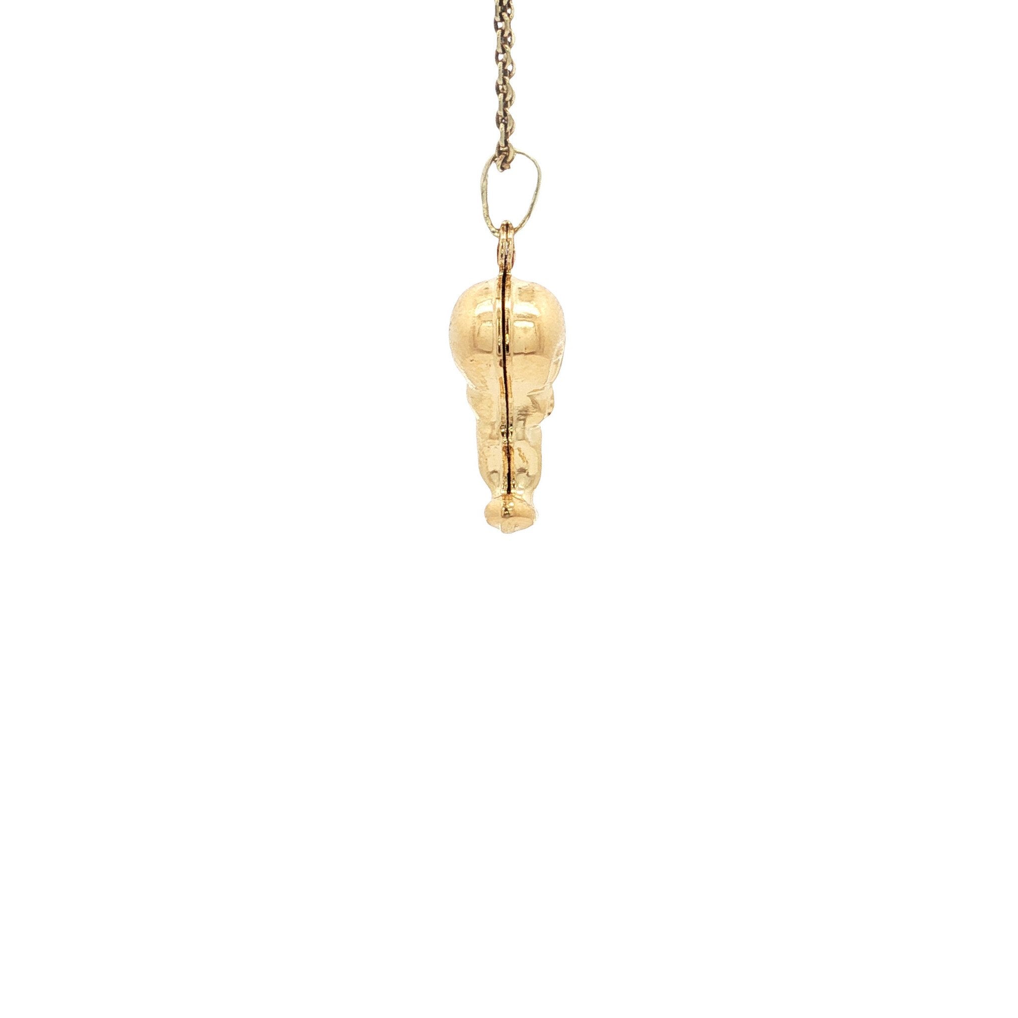 Gold pendant tweety 14 karat