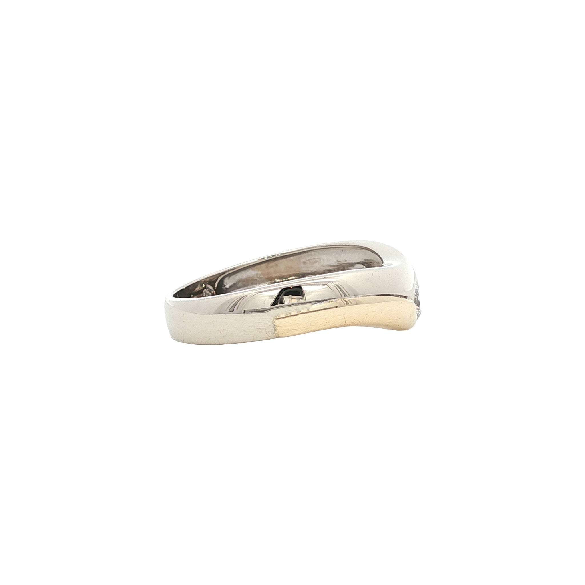 Gold ring with zirconia 14 karat