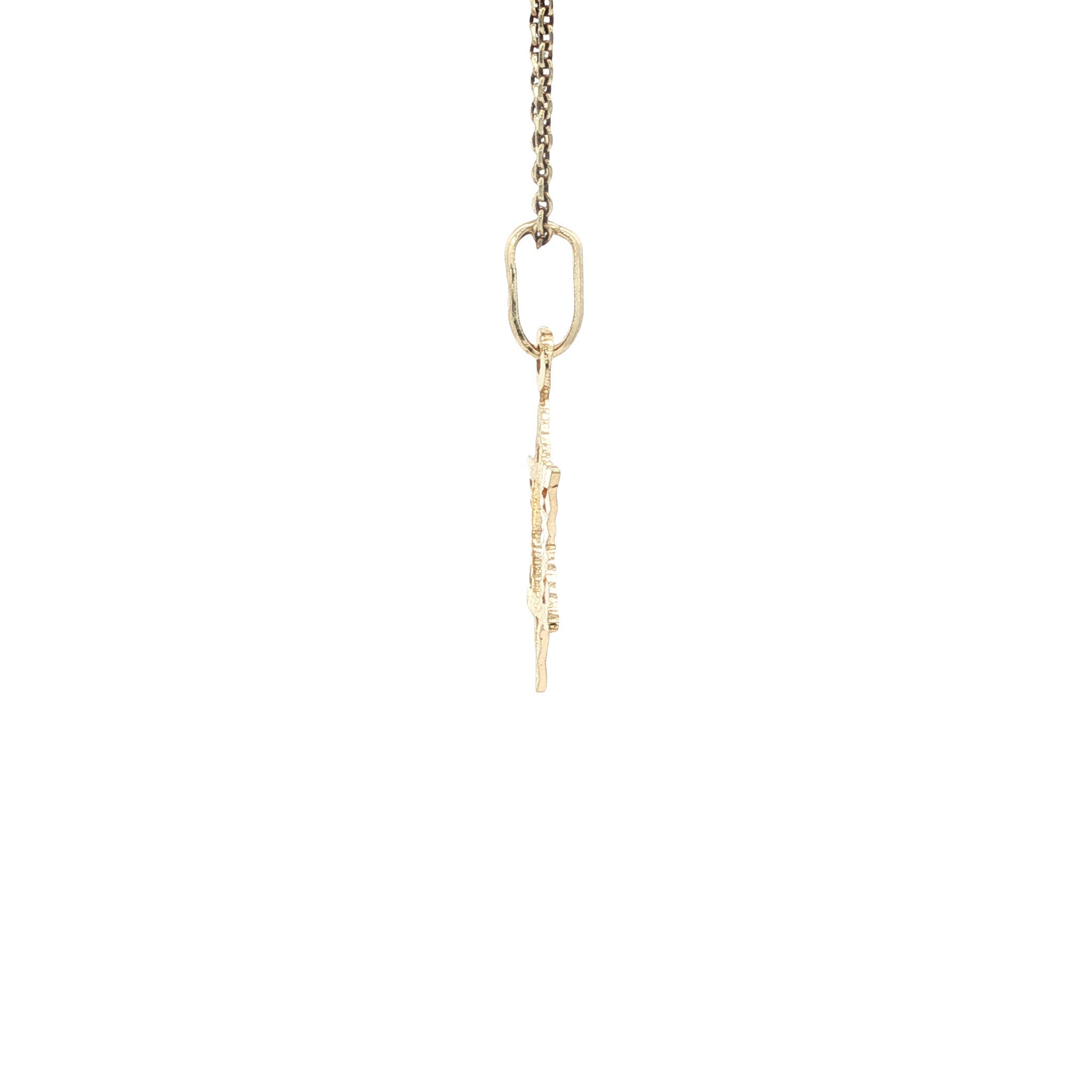 Gold pendant Star of David 14 karat