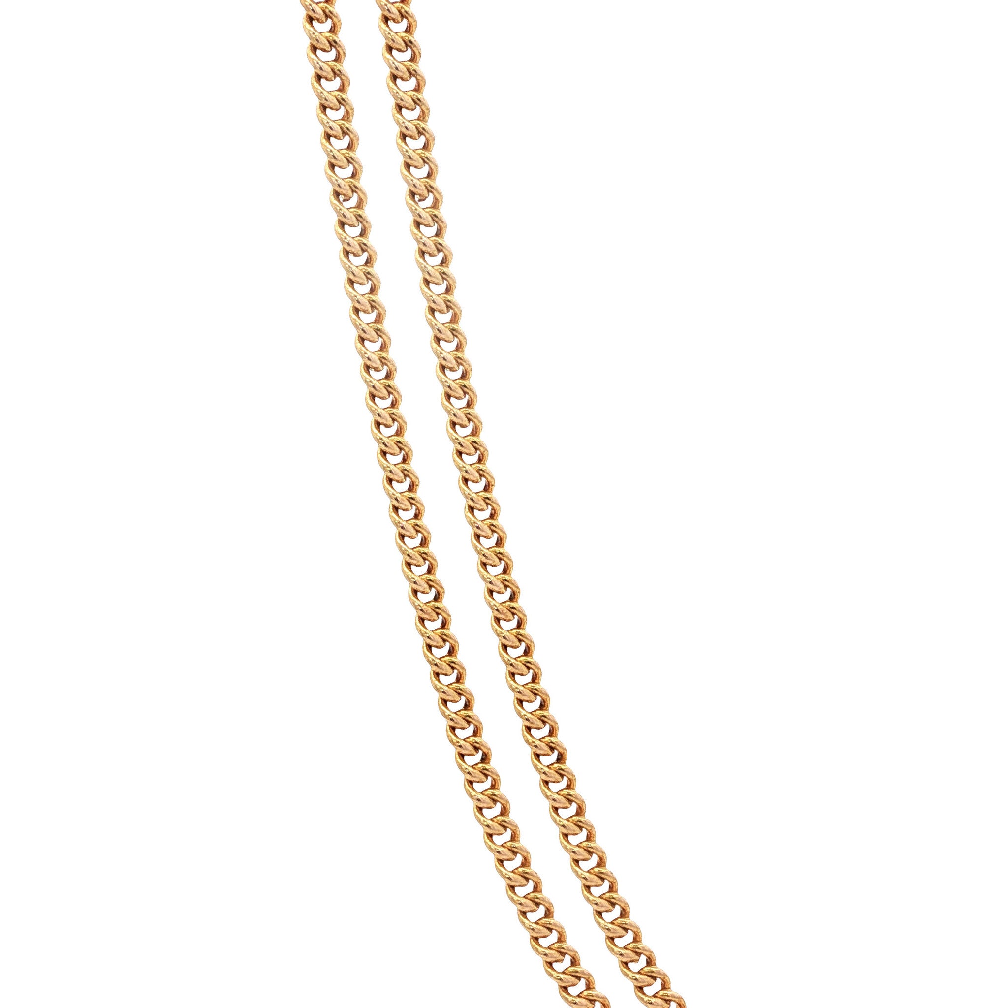 Gold gourmet necklace 53 cm 14 karat