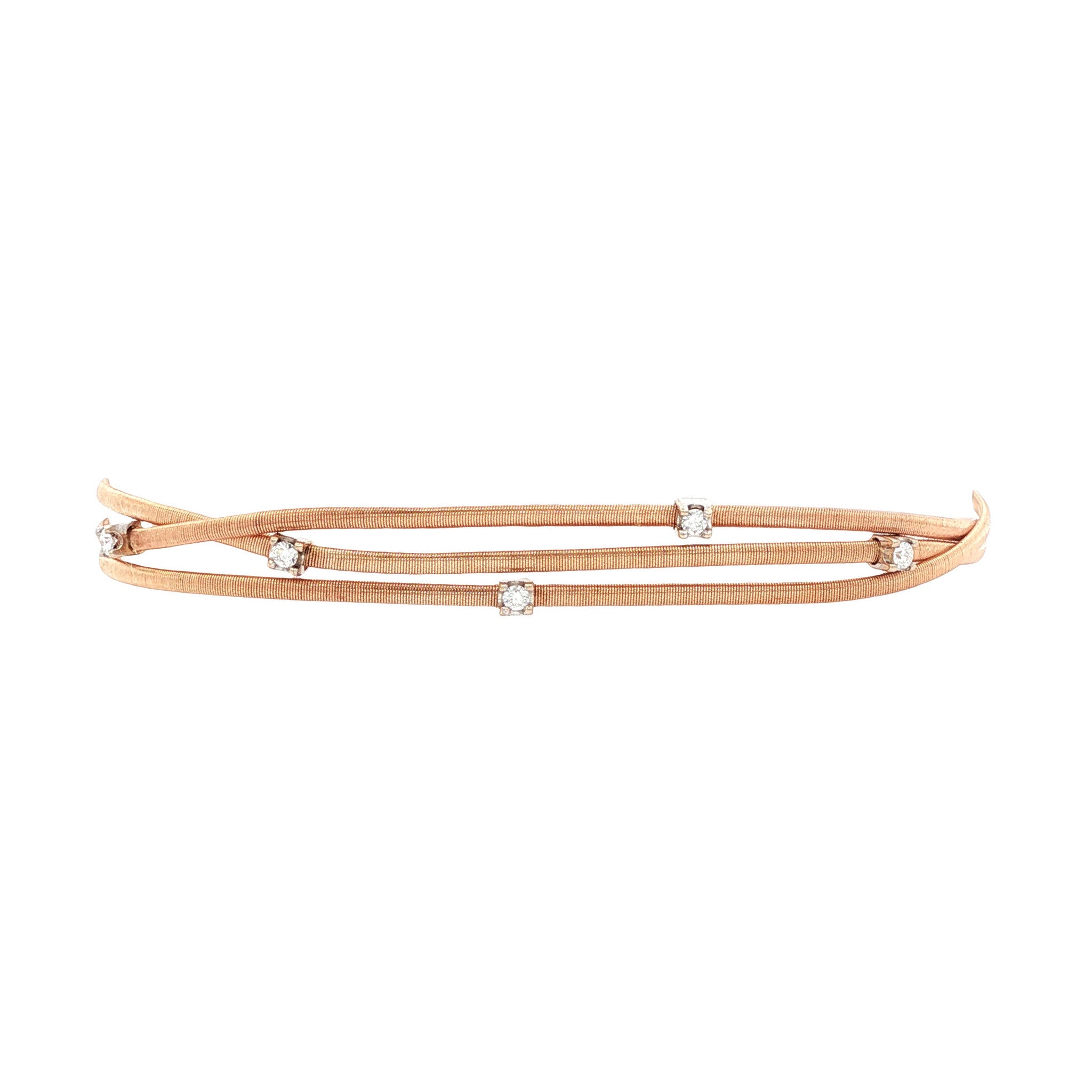 Rosegouden Marco Bicego Goa armband 18 cm 18 karaat