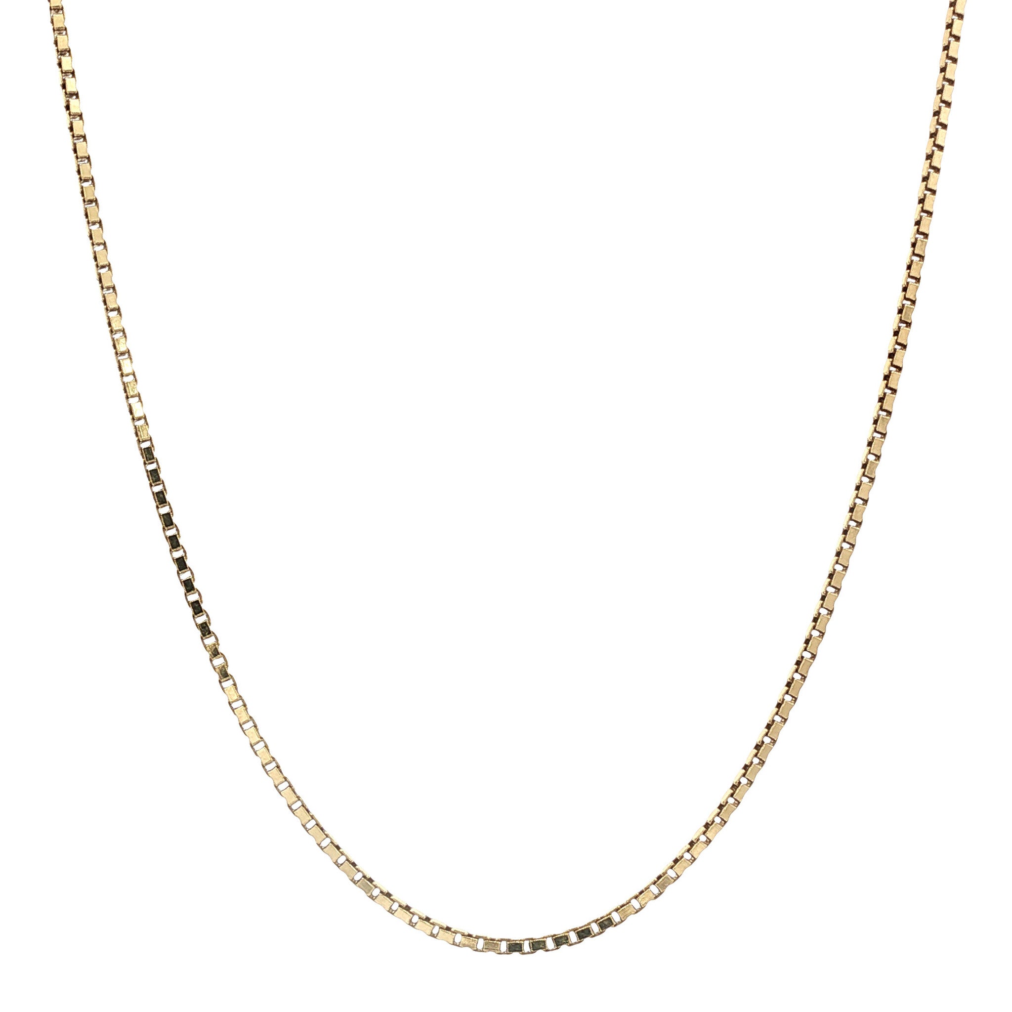 Gouden lengtecollier venetiaan 46 cm 14 karaat