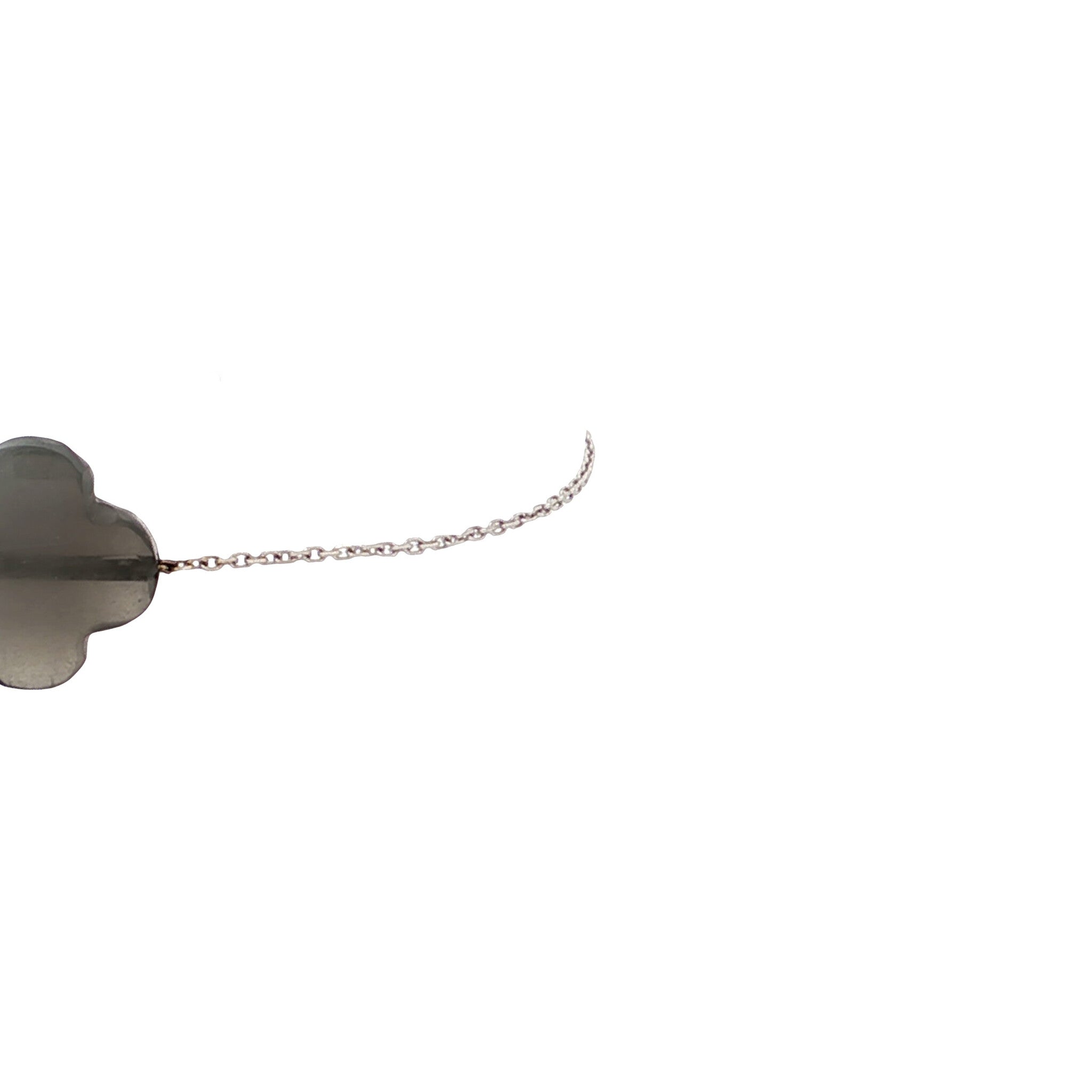 Witgouden Morganne Bello armband klaver vier 18 karaat