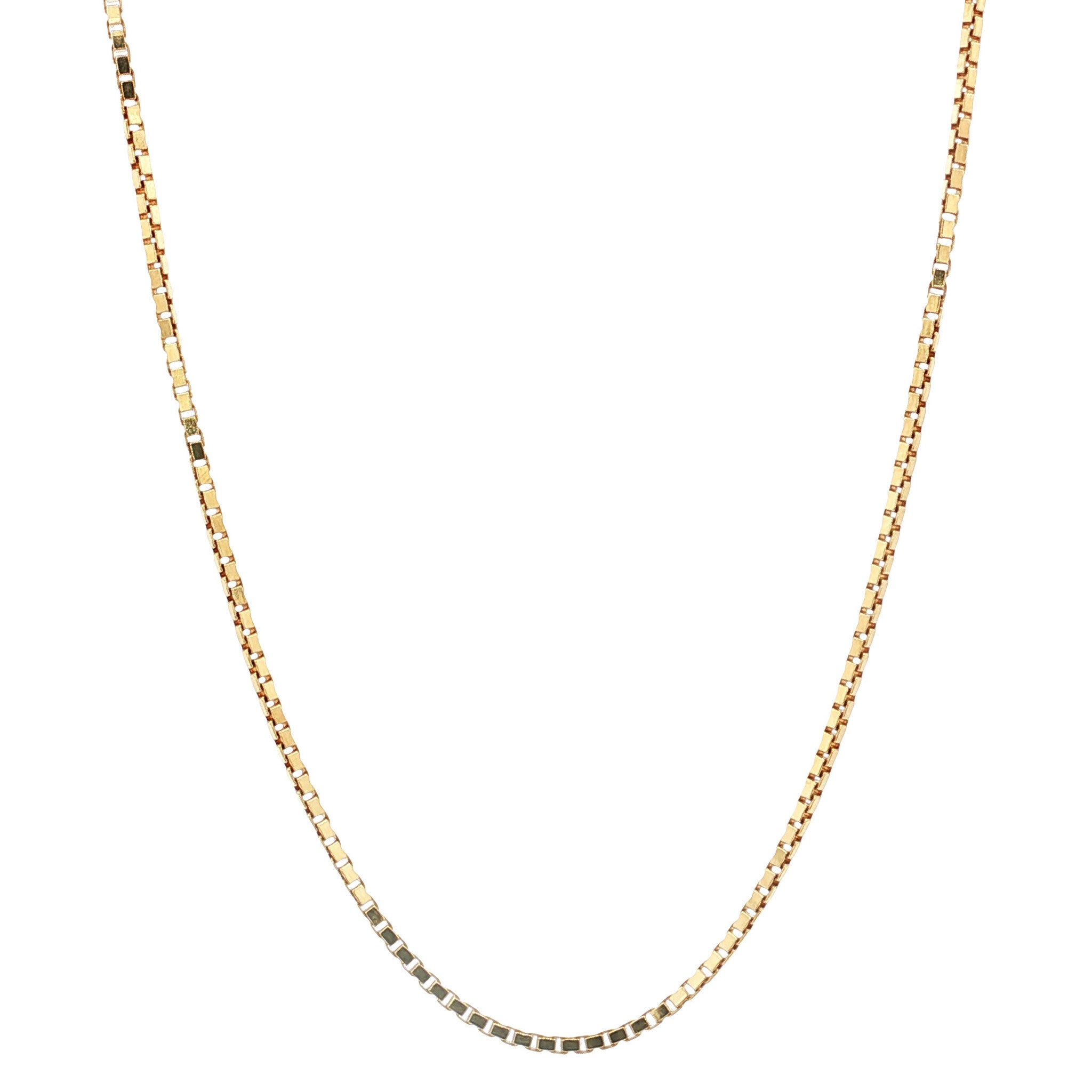 Golden length necklace venetian 60.5 cm 14 karat