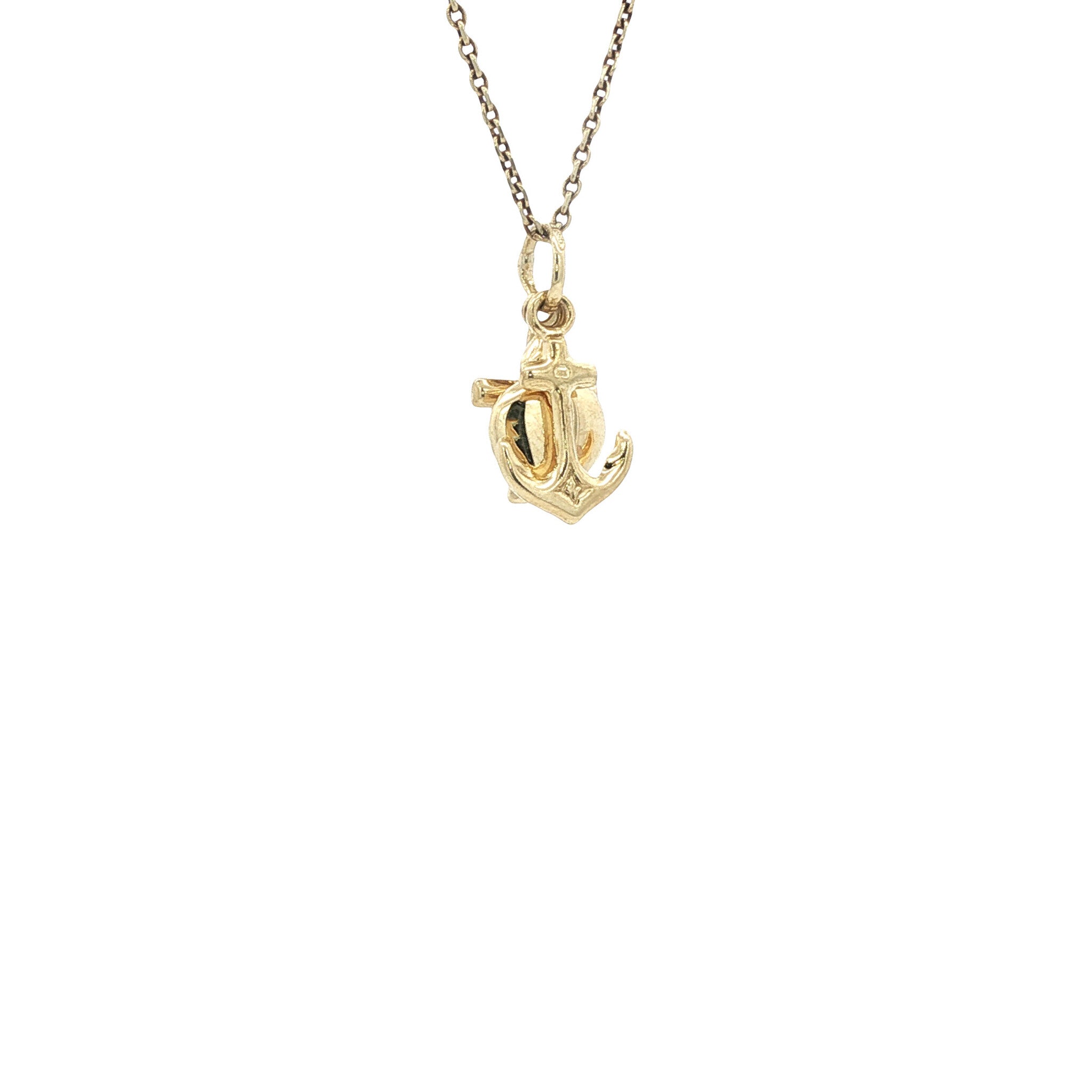 Gouden hanger geloof, hoop en liefde 14 karaat
