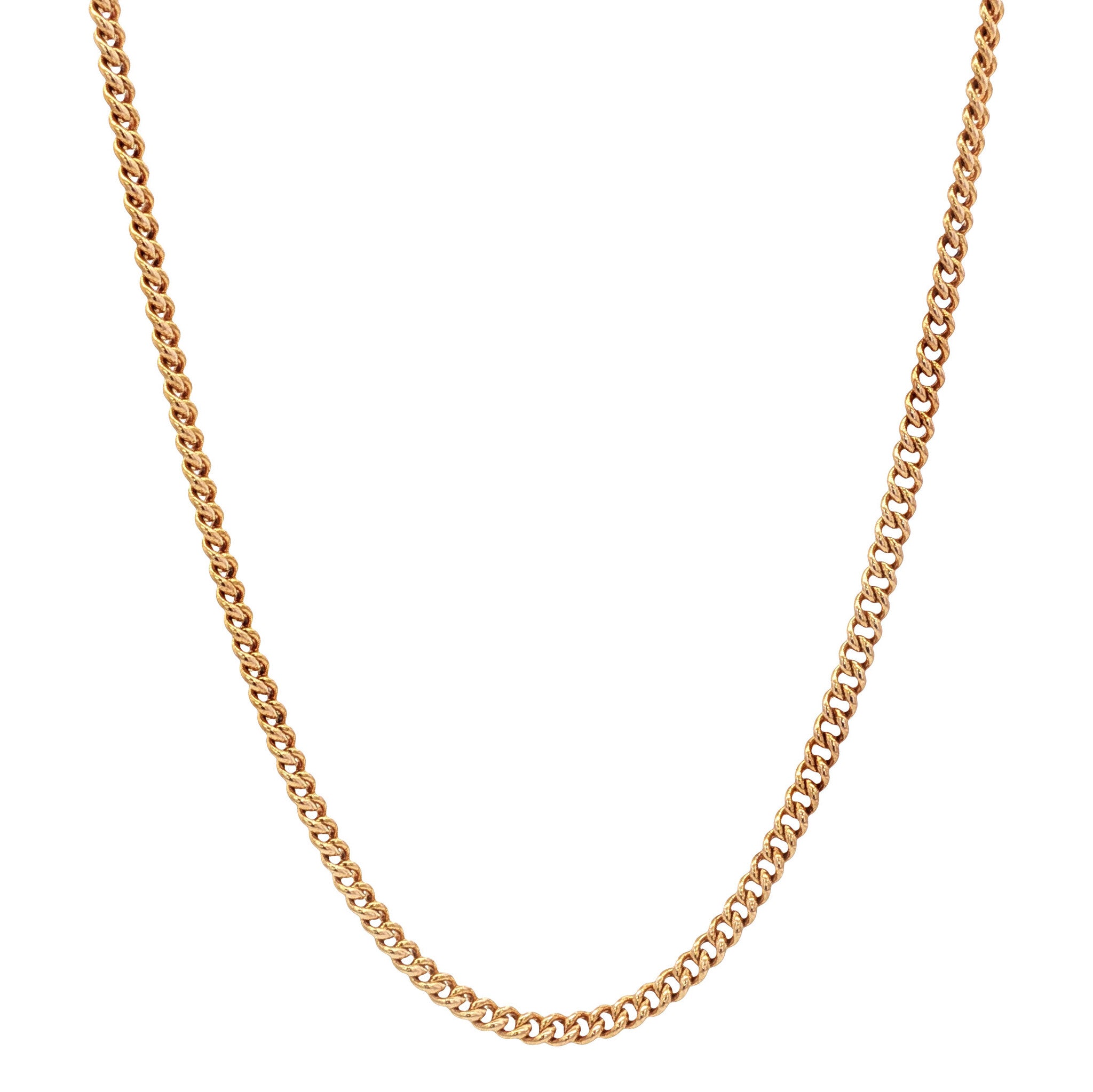 Gold gourmet necklace 53 cm 14 karat
