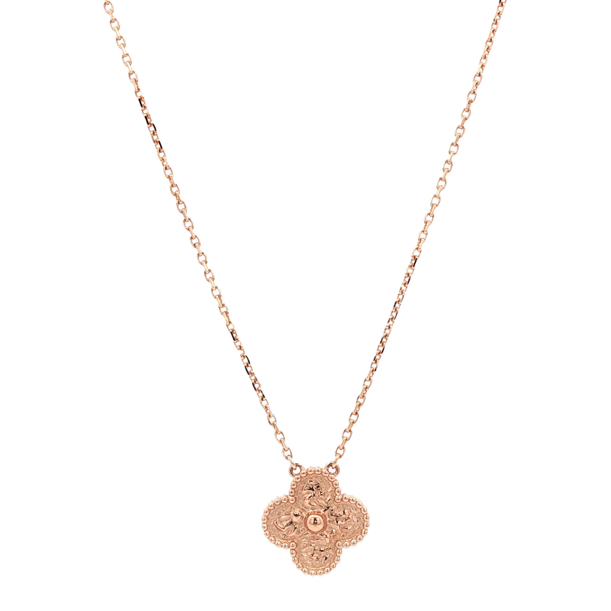 Vintage Alhambra collier Van Cleef & Arpels 42 cm 18 karaat