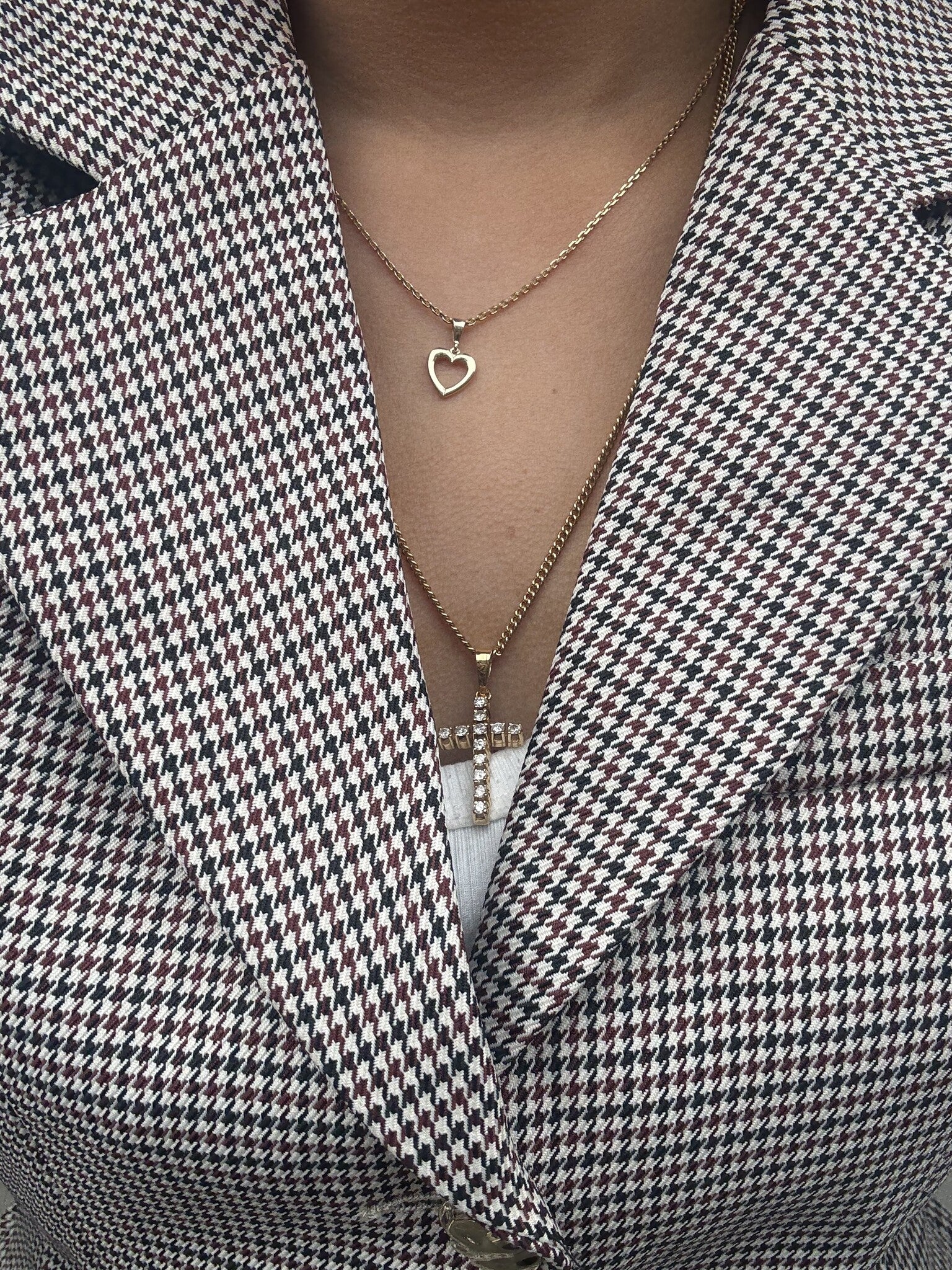 Gold gourmet necklace 53 cm 14 karat