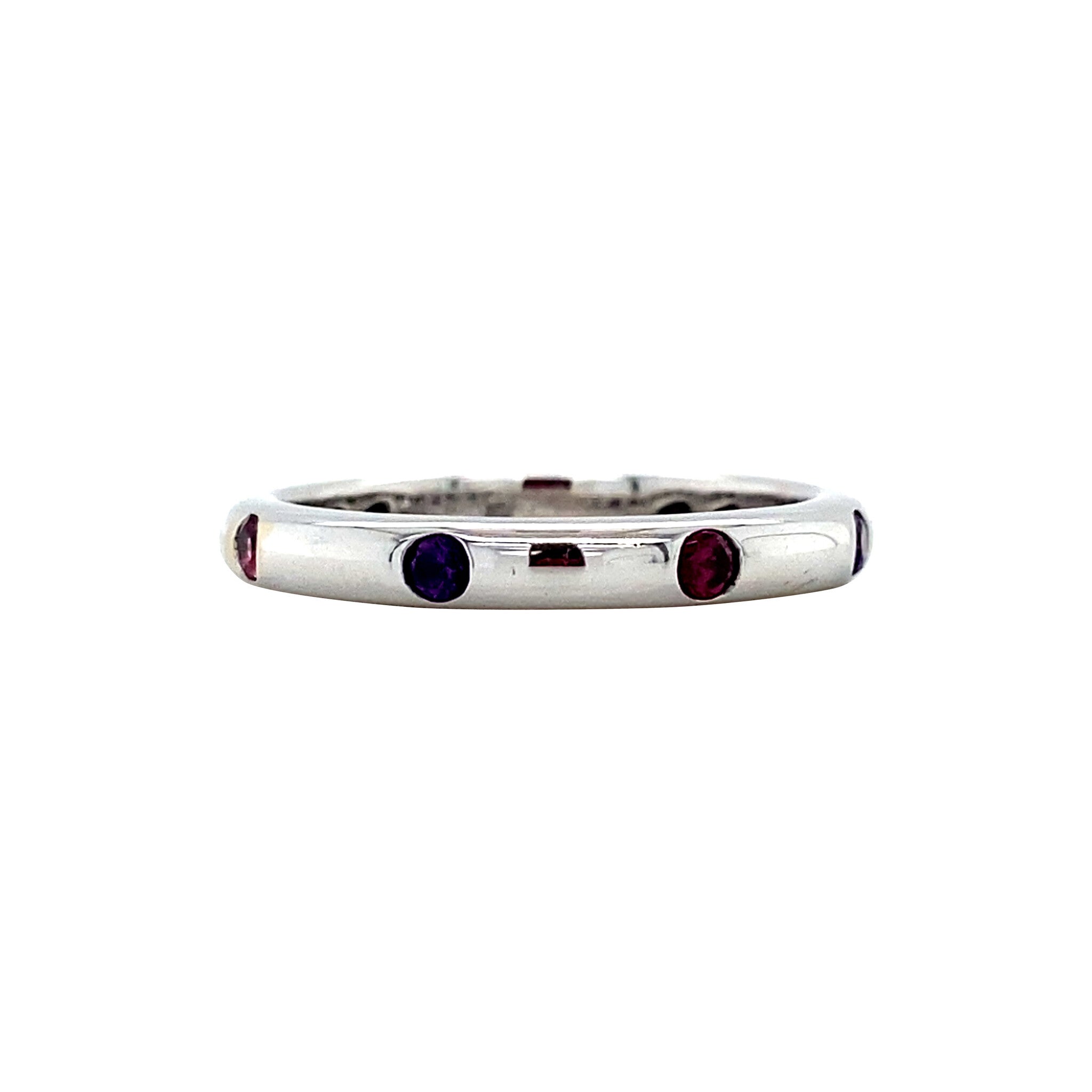 White gold ring with tourmaline from Tirisi 18 kt