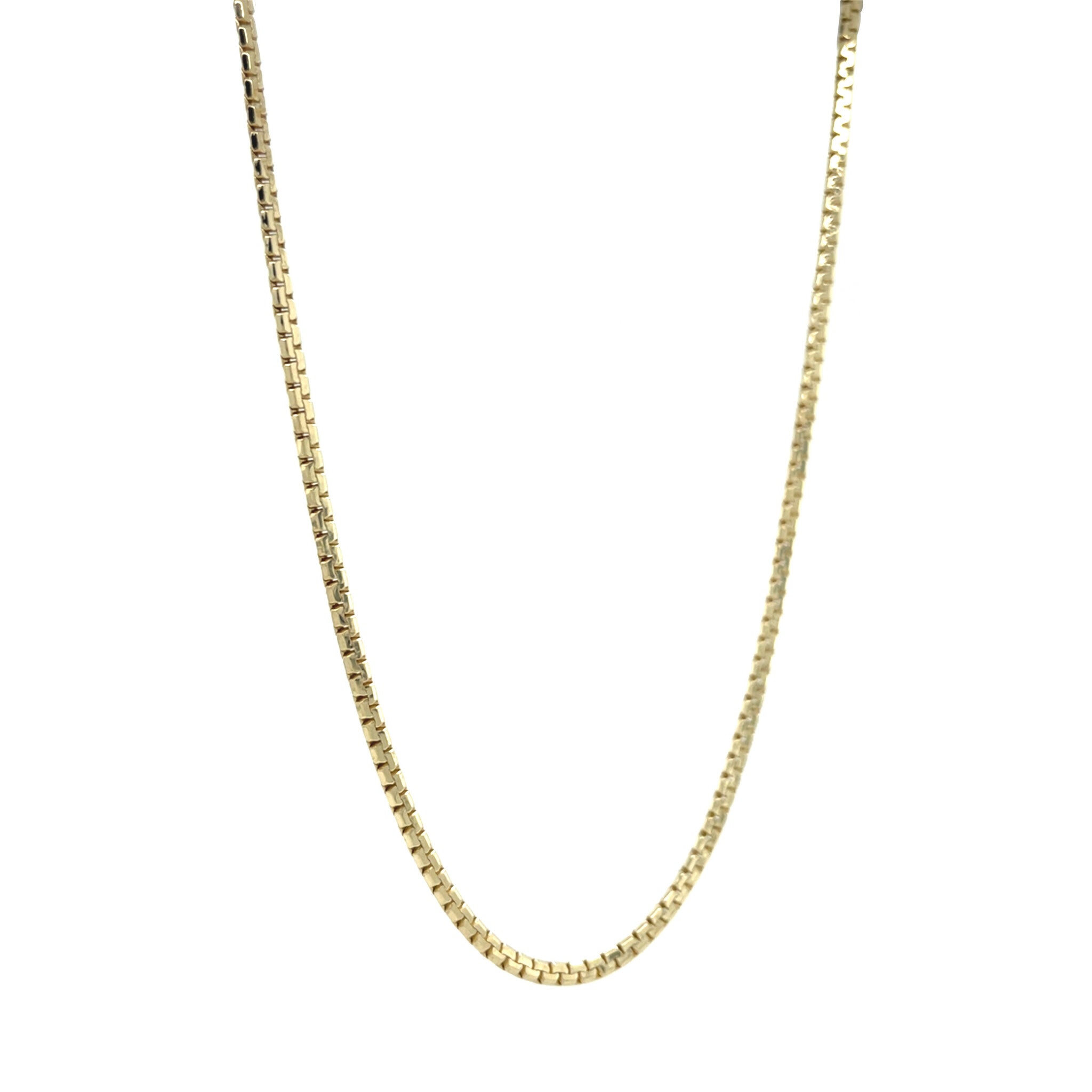 Gold fantasy necklace 70.5 cm 14 karat