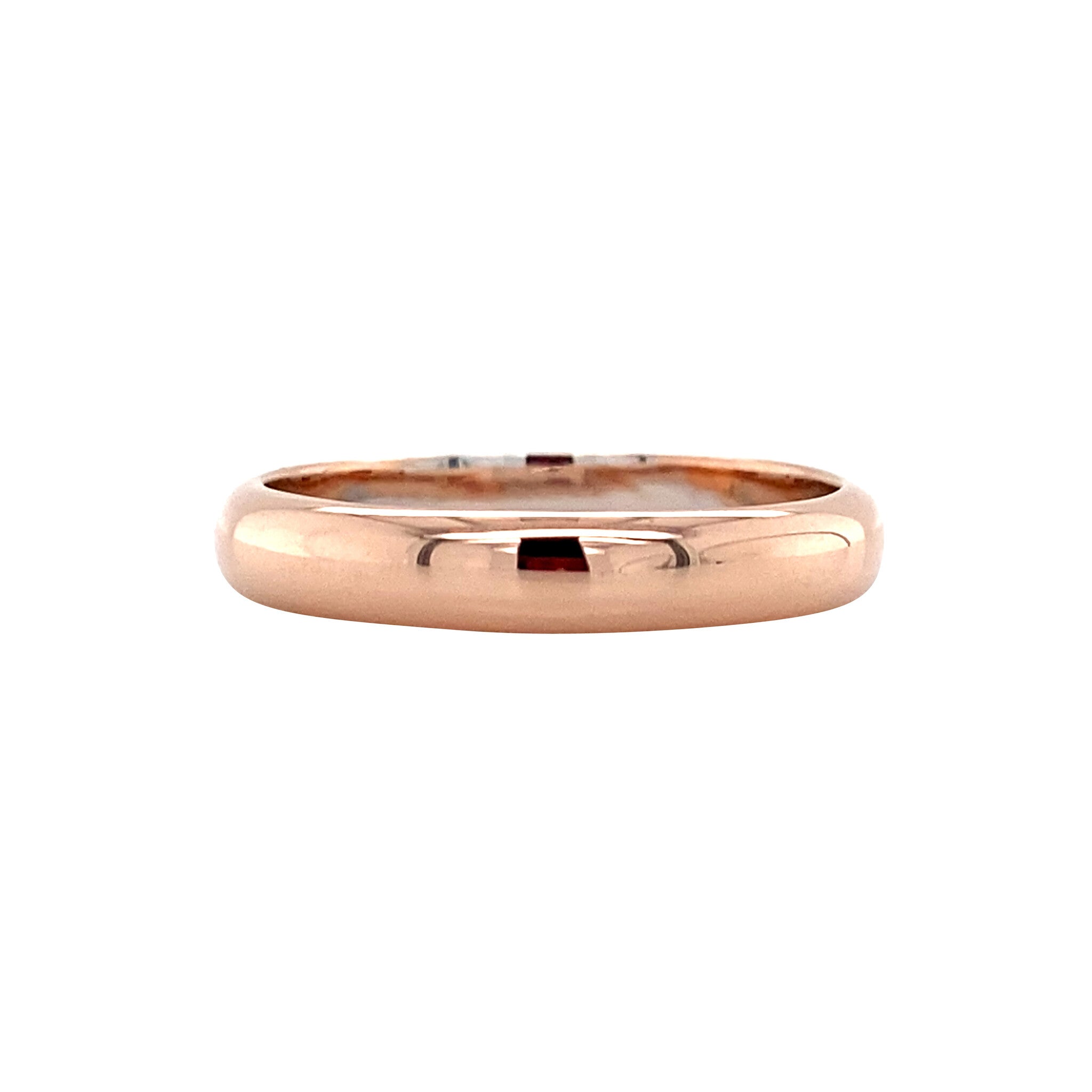 Rose gold ring with diamond 14 karat