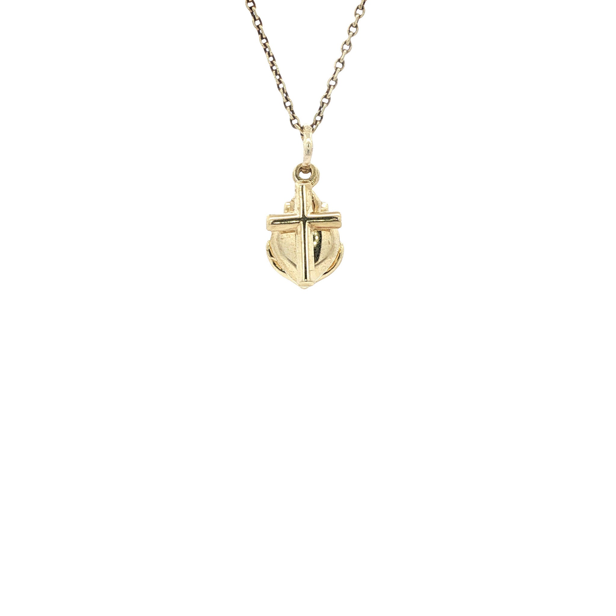Gouden hanger geloof, hoop en liefde 14 karaat