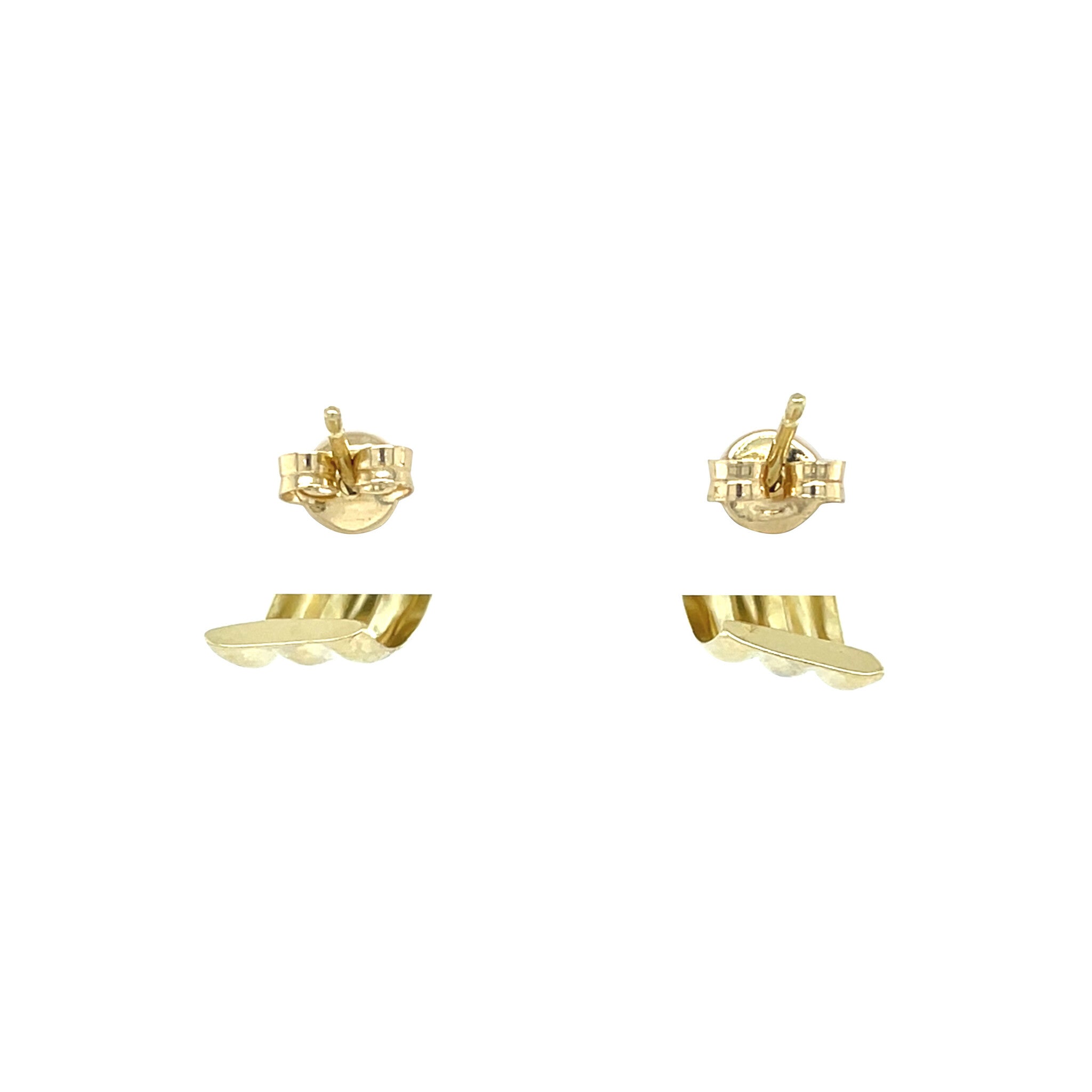 Gold ear studs 14 karat