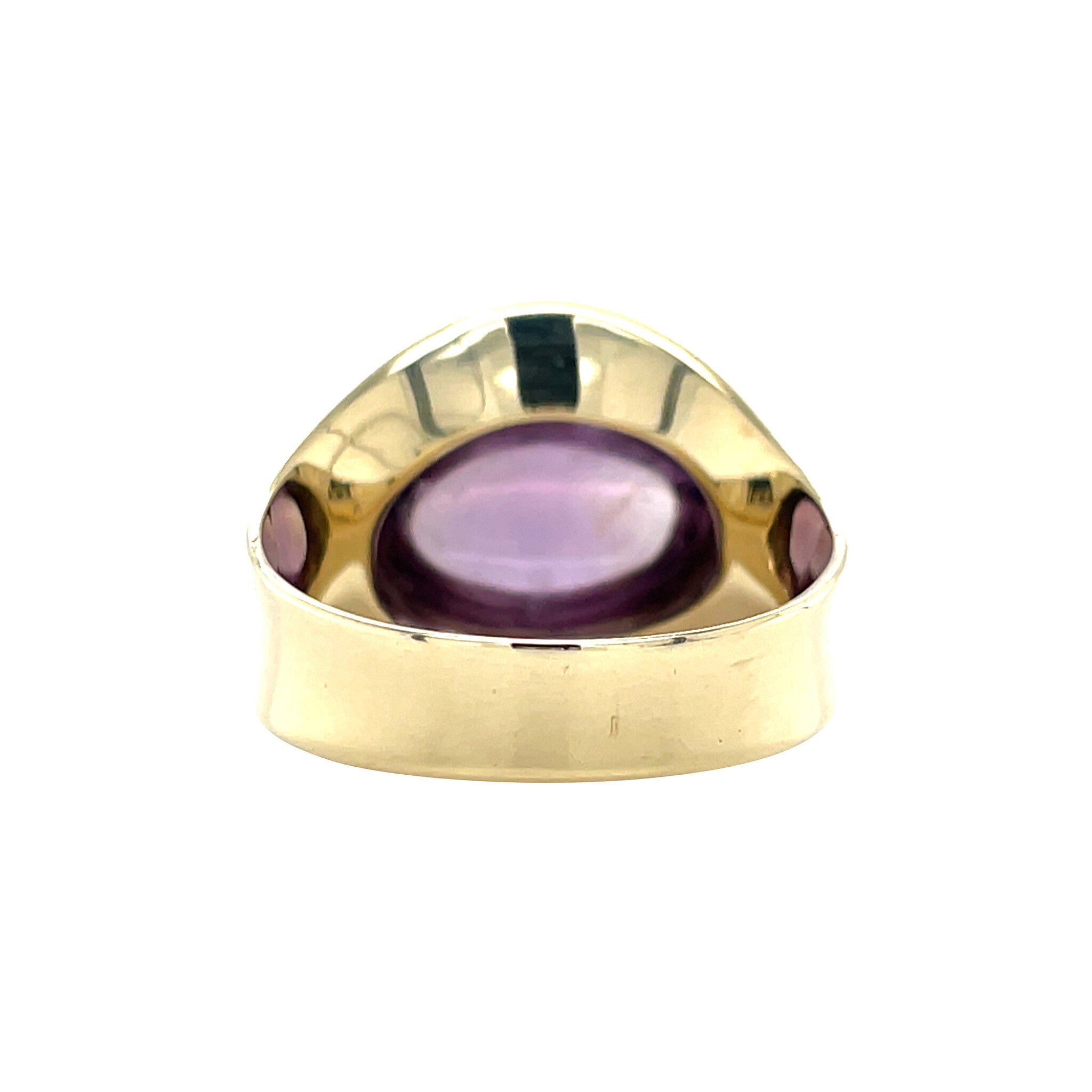 Ring with amethyst 8 karat