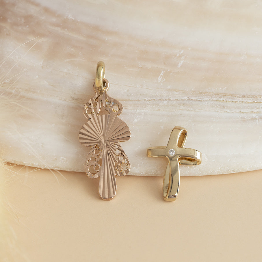 Mushroom pendant 12 karat