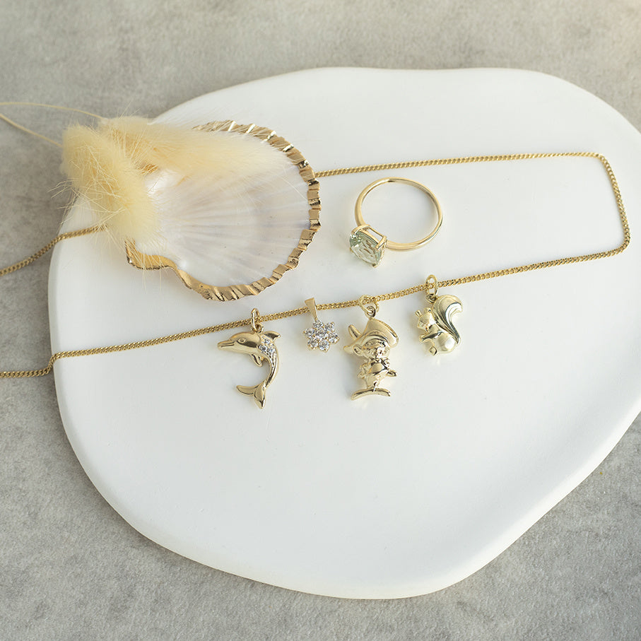 Gold pendant Speedy Gonzales 14 karat