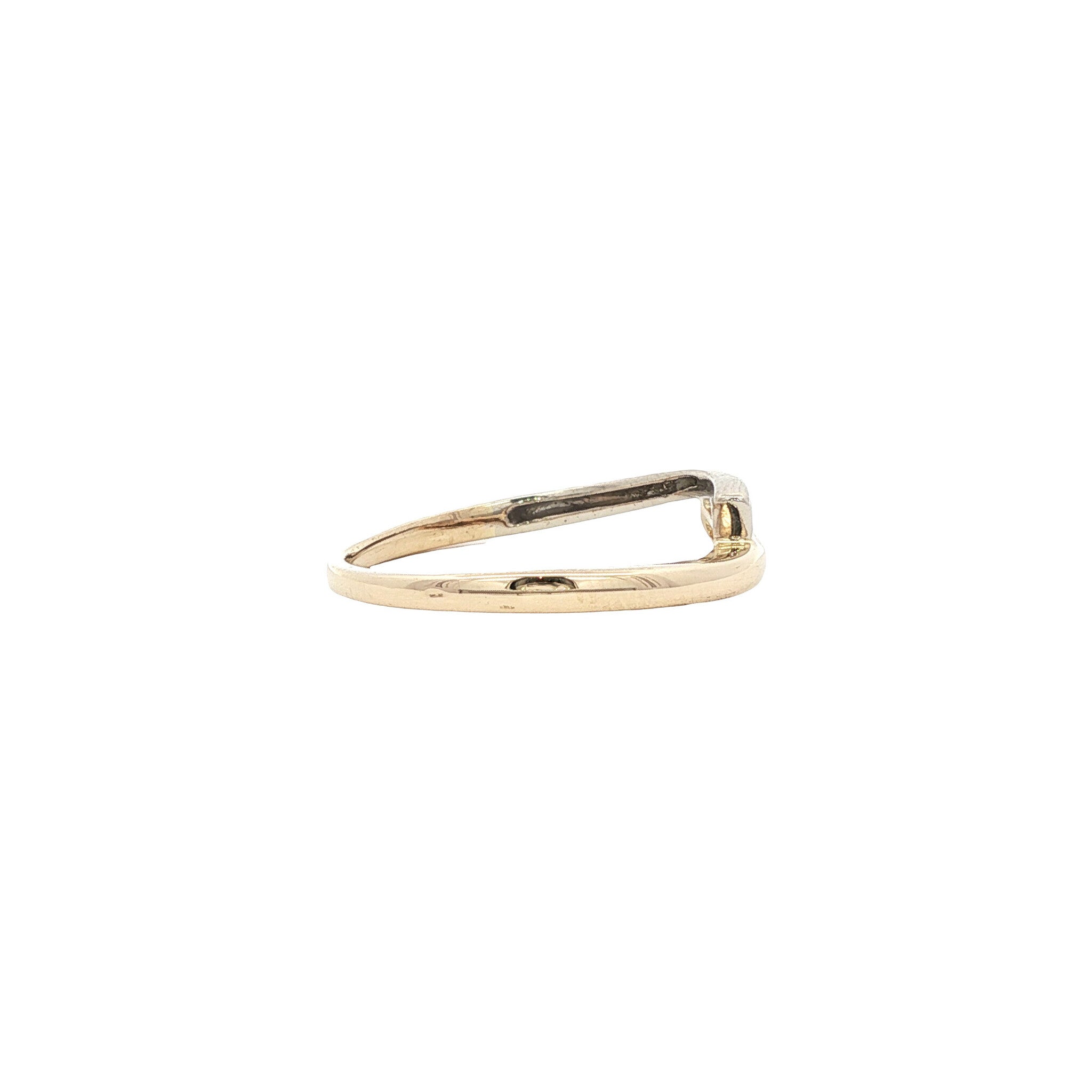 Gouden ring met diamant 14 karaat