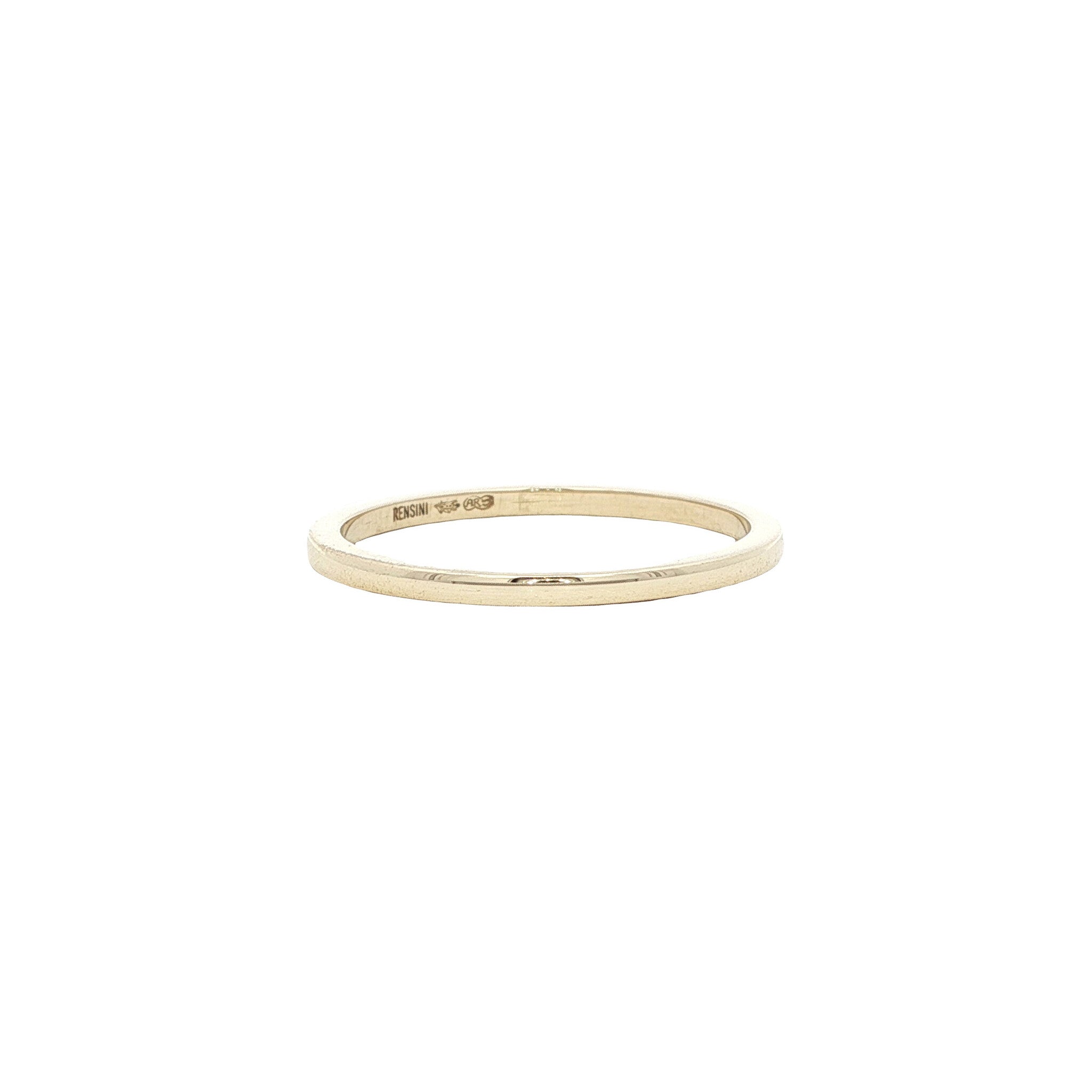 Gold smooth (slip-on) ring 14 karat