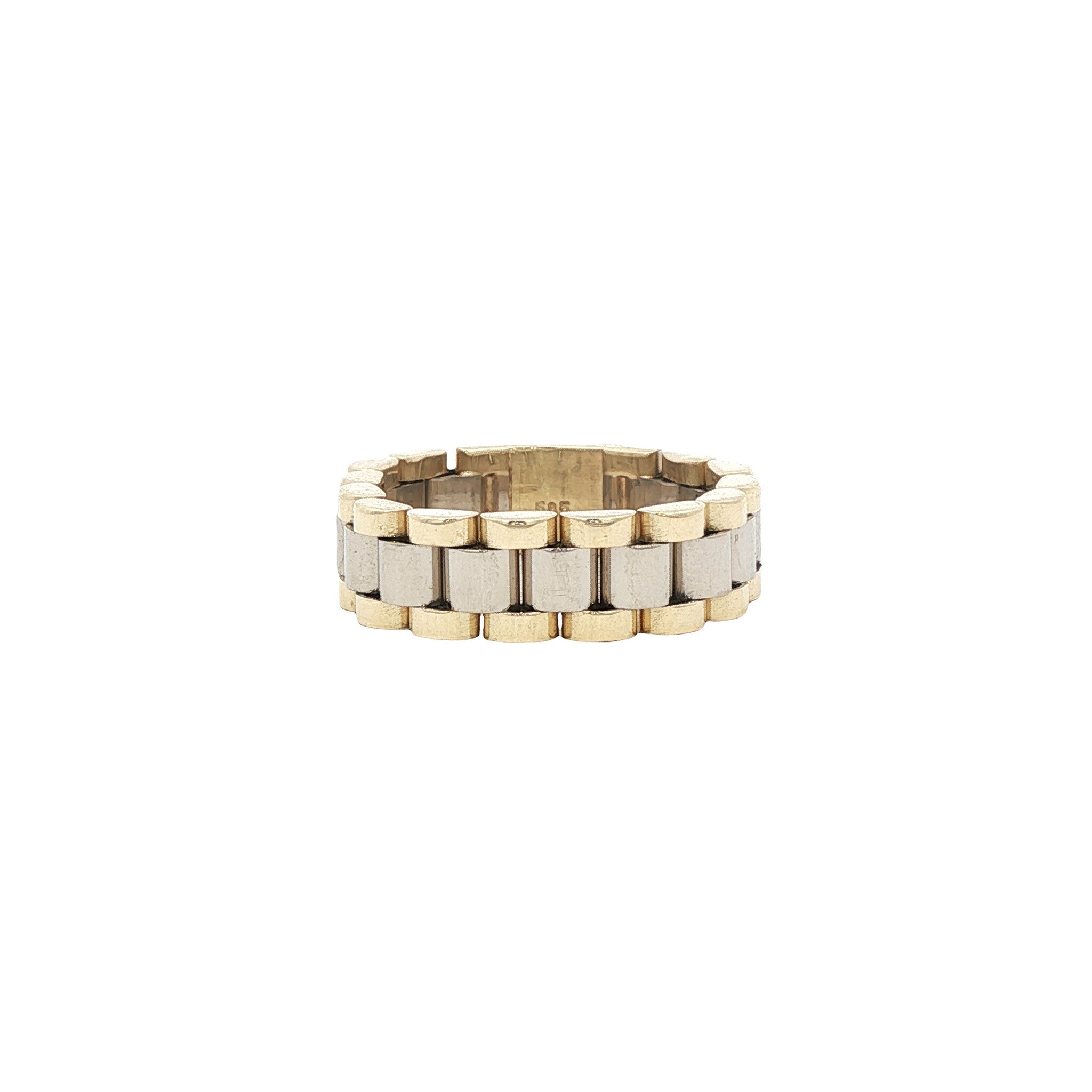 Gouden rolex ring 14 karaat
