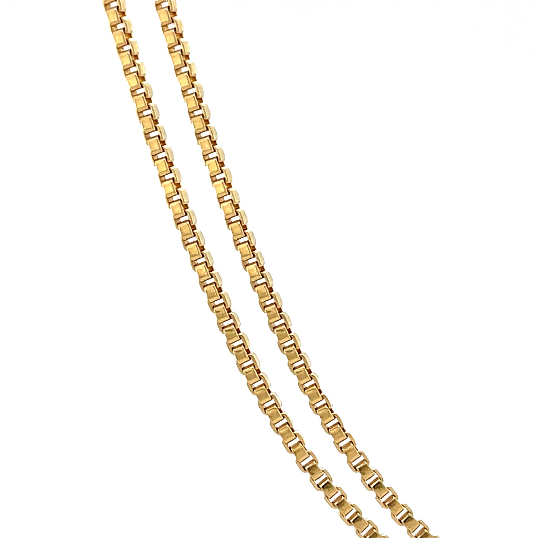 Golden length necklace venetian 50.5 cm 18 karat