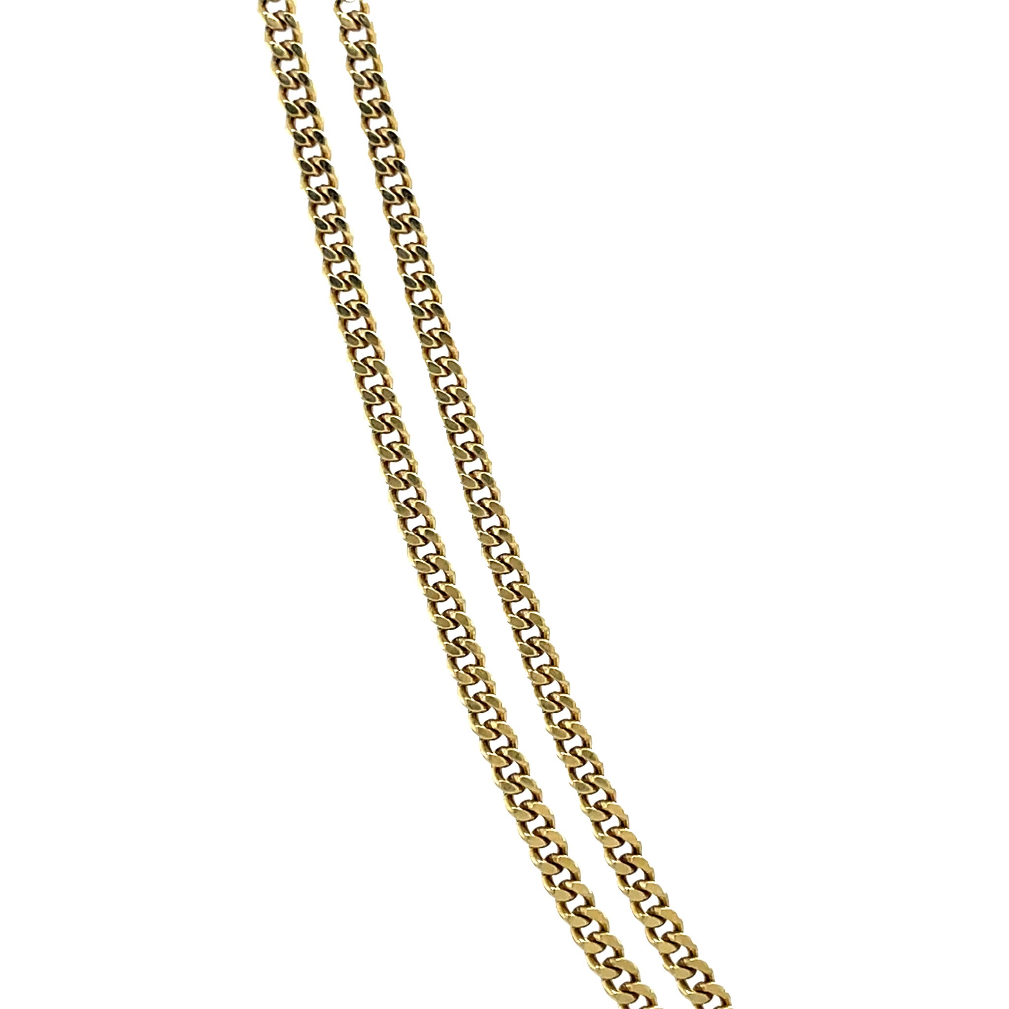 Gold length necklace gourmet 53 cm 14 karat